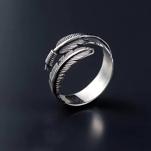 Japanese Brand Feather Ring Adjustble Size Size ONE SIZE - 1 Thumbnail