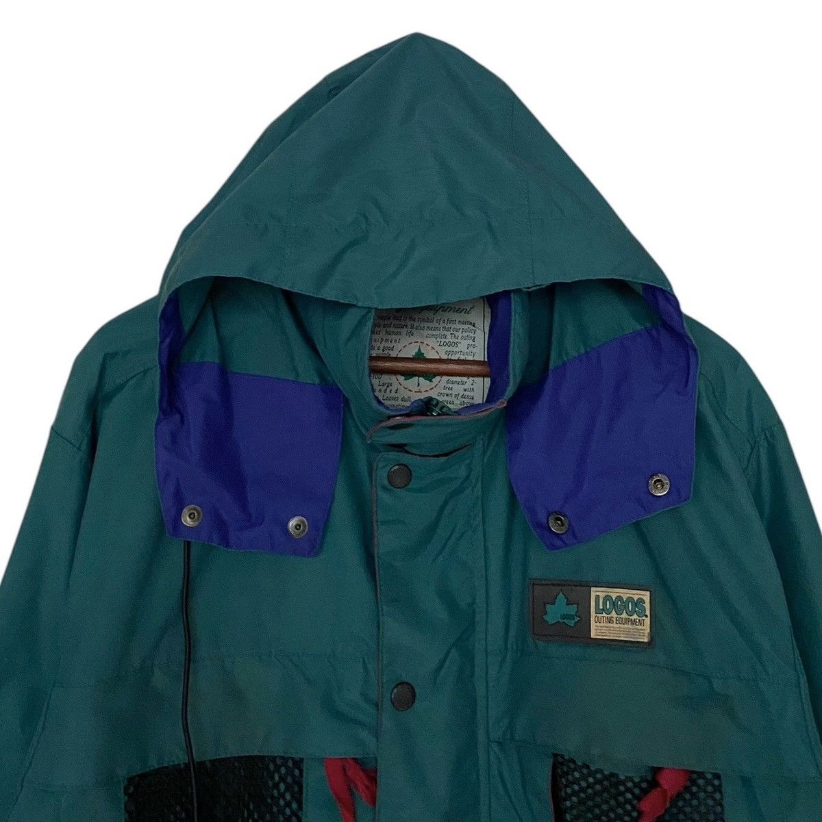 Vintage Vintage Brand Logos Fishing Nylon Jacket 1990s Size US M / EU 48-50 / 2 - 3 Thumbnail
