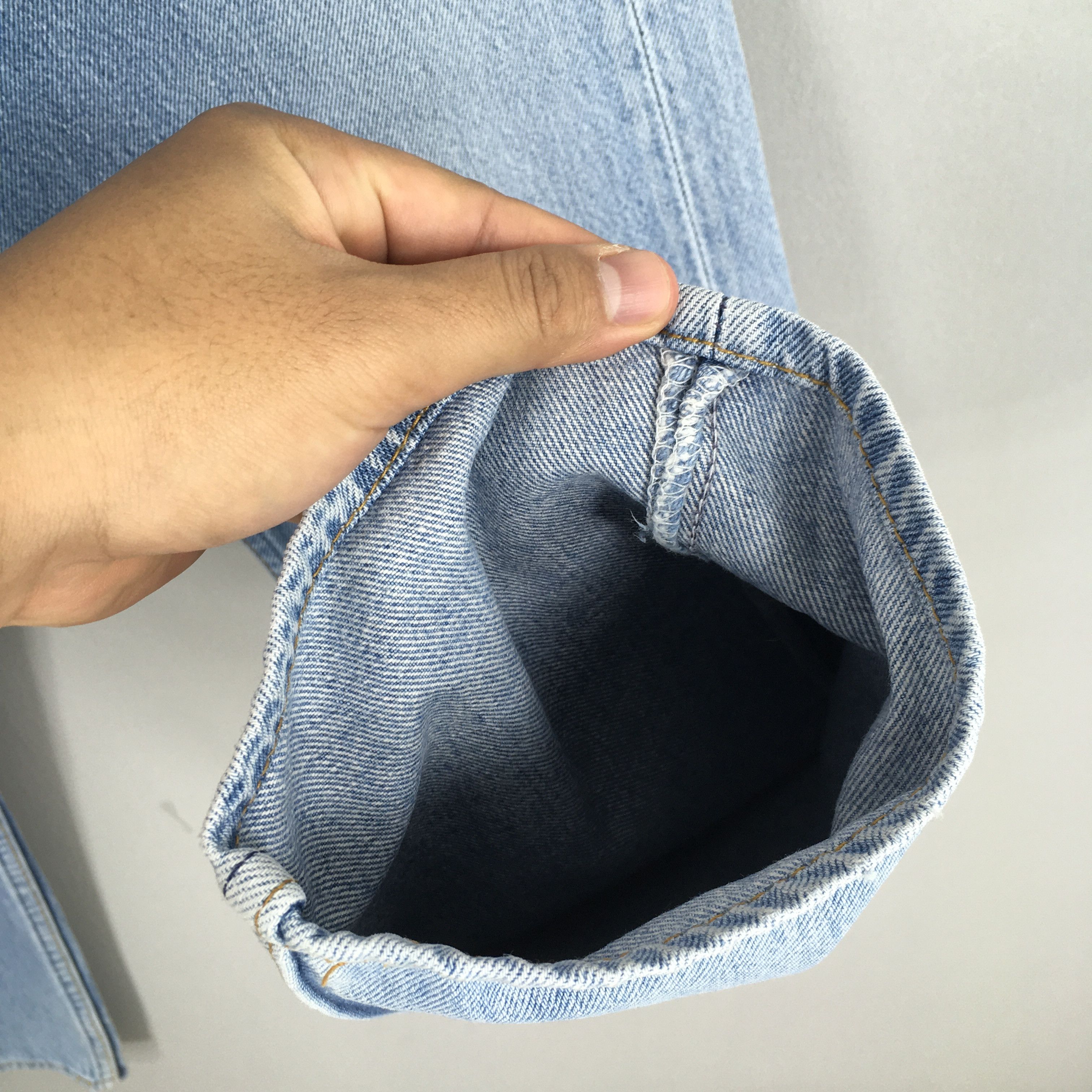 Levi's Size 28x27.5 Vintage 80s Levi's 501 Faded Blue Jeans S147 Size US 28 / EU 44 - 5 Thumbnail