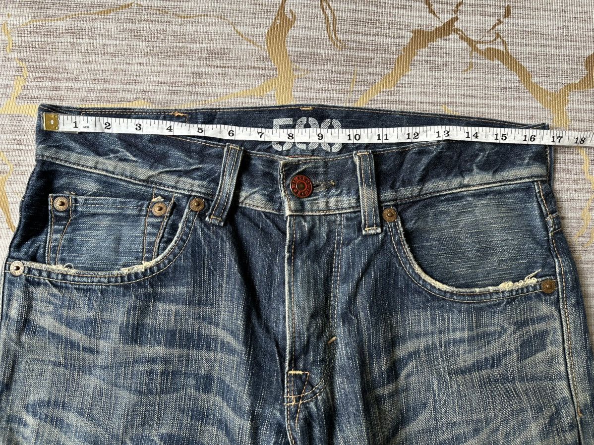 Japanese Brand FLARE Edwin 503 Claw Marks Design Denim Size US 32 / EU 48 - 4 Thumbnail