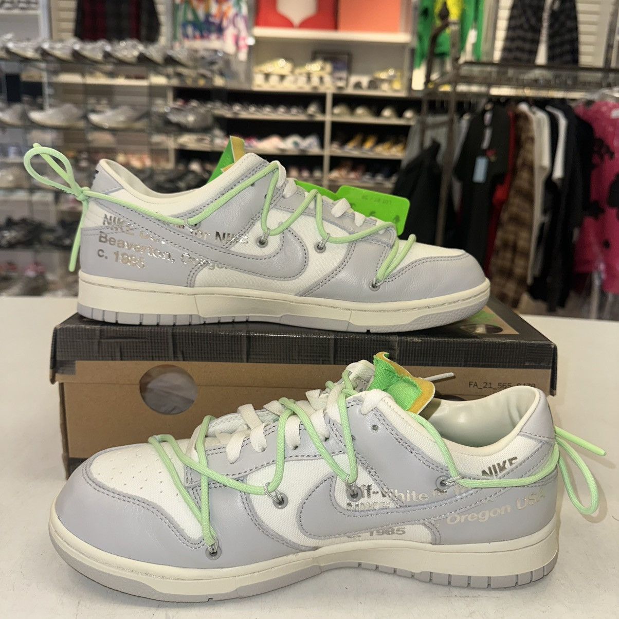 Nike × Off-White Size 10.5 - Nike Dunk Low x Off-White Lot 07 of 50 2021 Size US 10.5 / EU 43-44 - 2 Thumbnail
