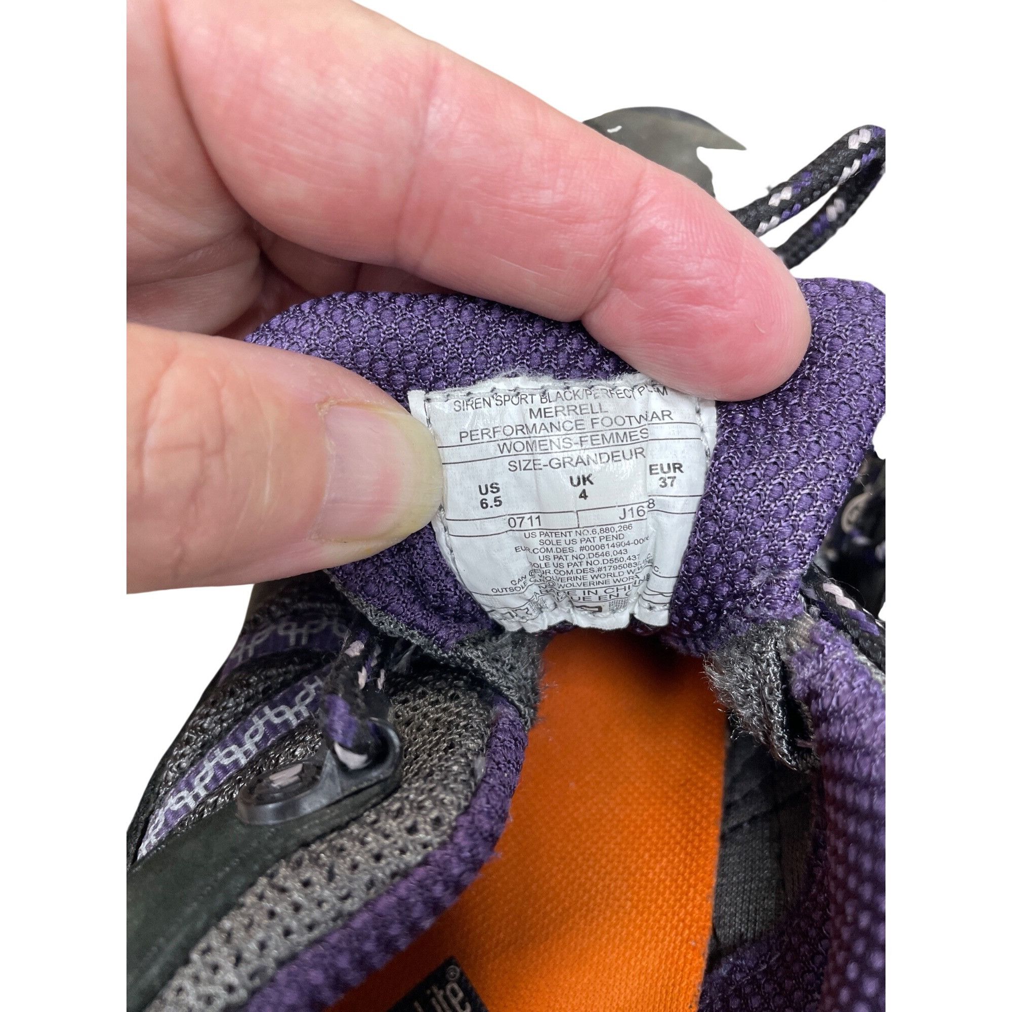 Merrell Merrell Continuum Vibram womans purple gray Hiking sneakers Size US 6.5 / IT 36.5 - 8 Thumbnail