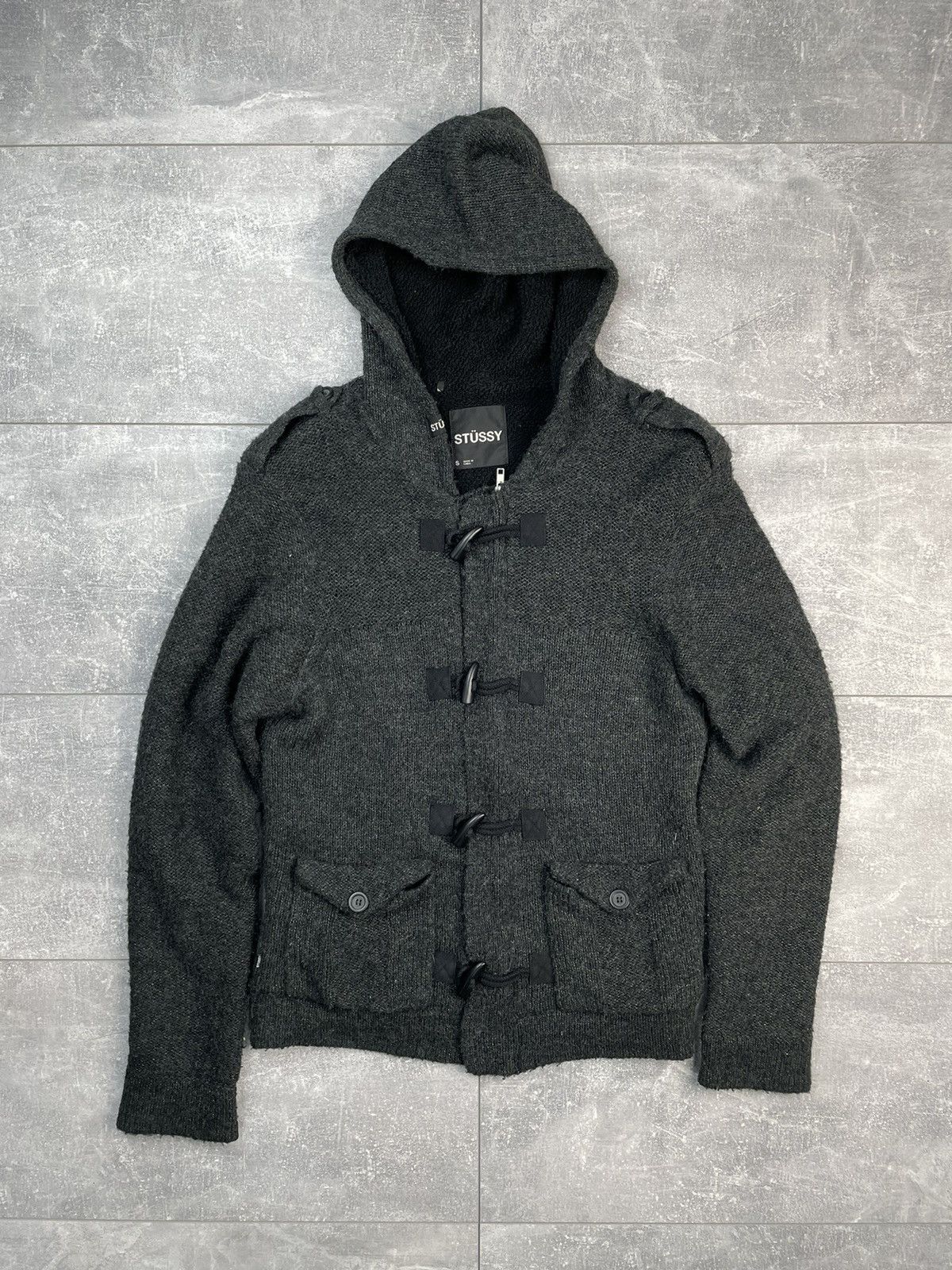 Stussy Stussy Knit Jacket Size US S / EU 44-46 / 1 - 1 Thumbnail