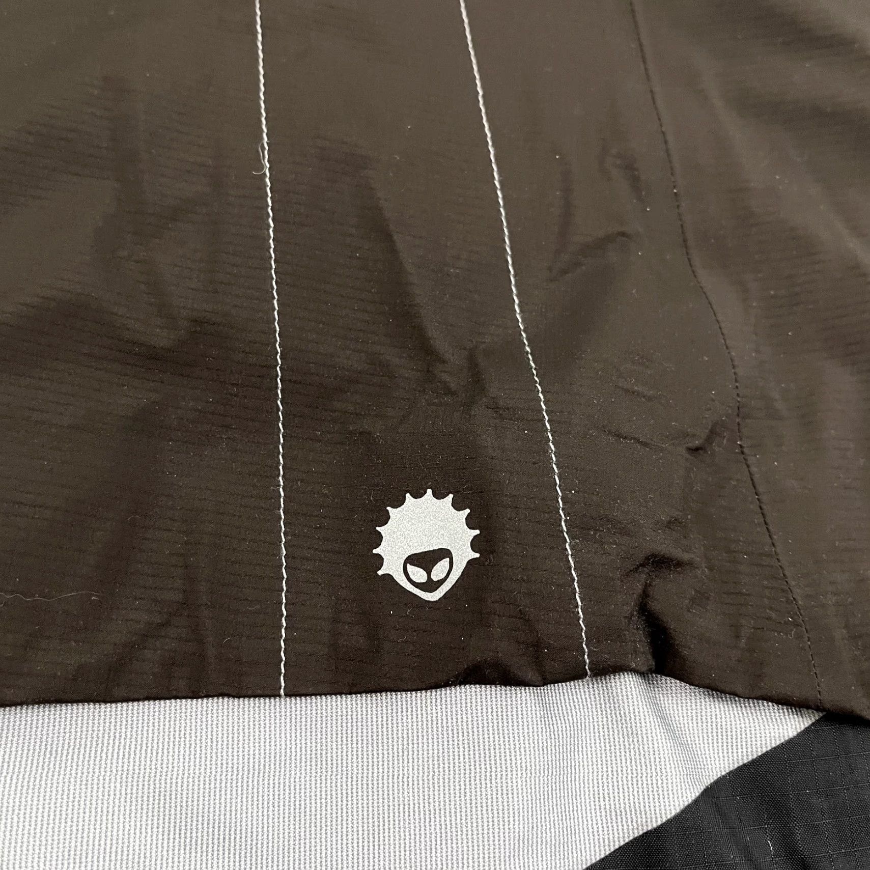 Vintage Cutter Jacket Womens M Faded Black Nylon Waterproof Full Zip Jacket Coat Casual Activewear Sports Outdoor Winter Size M / US 6-8 / IT 42-44 - 3 Thumbnail