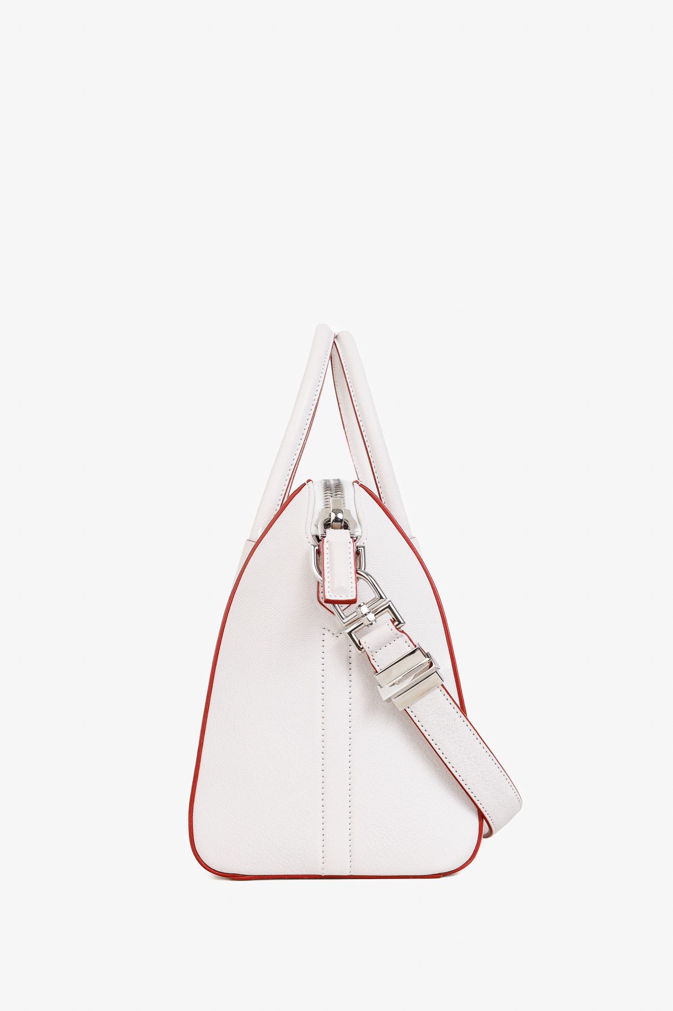 Givenchy Givenchy Sugar Goatskin White Antigona Top Handle Handbag Size ONE SIZE - 3 Thumbnail