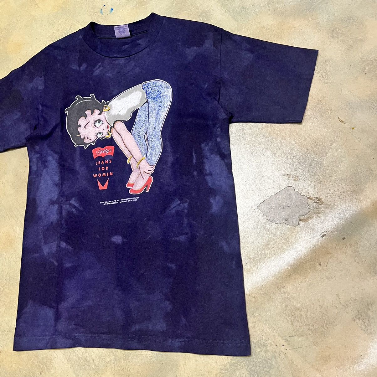 Cartoon Network Vintage Betty Boop Big Logo tie dye t shirt Size US M / EU 48-50 / 2 - 2 Thumbnail