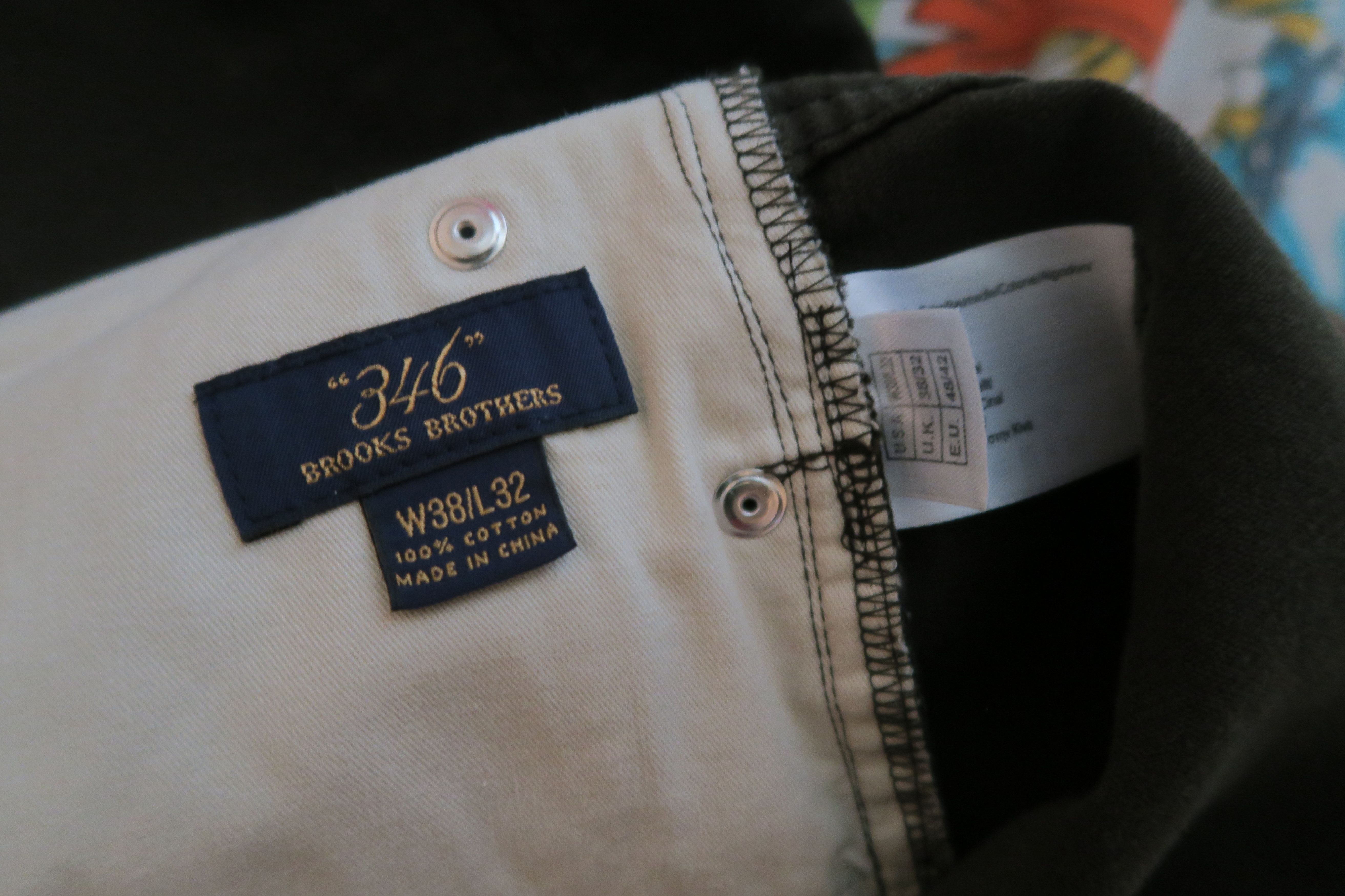 Brooks Brothers Brooks Brothers 346 Corduroy Pants 38x32 Pleated Dress Slack Size US 38 / EU 54 - 3 Thumbnail