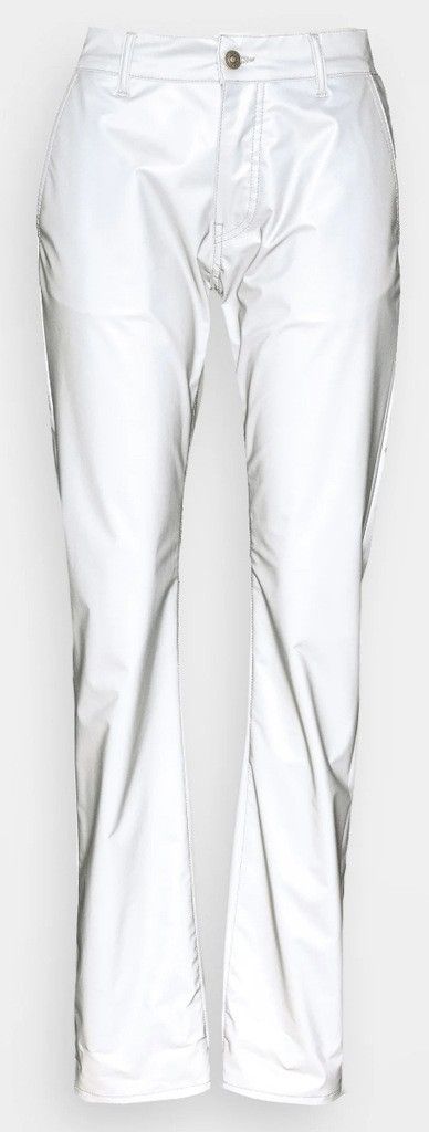 424 !DS! SS23 424 On Fairfax Reflective Grey Metallic Trousers Size US 32 / EU 48 - 7 Thumbnail