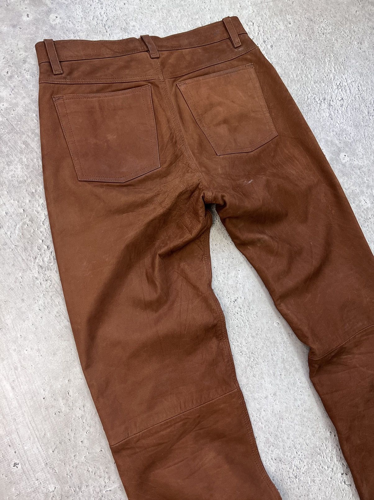 14th Addiction × Kadoya × Yasuyuki Ishii Bidding Offer © © VTG Kadoya STYLE LEATHER pants Size US 32 / EU 48 - 11 Thumbnail