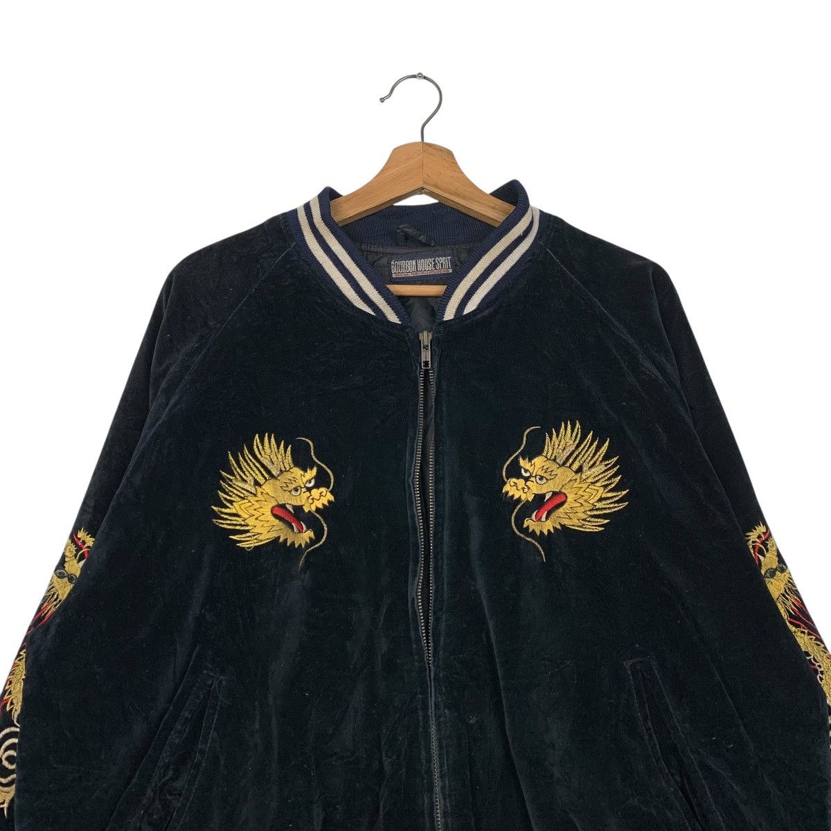 Japanese Brand Japanese Brand Velvet Dragon Sukajan Jacket Size US M / EU 48-50 / 2 - 2 Thumbnail
