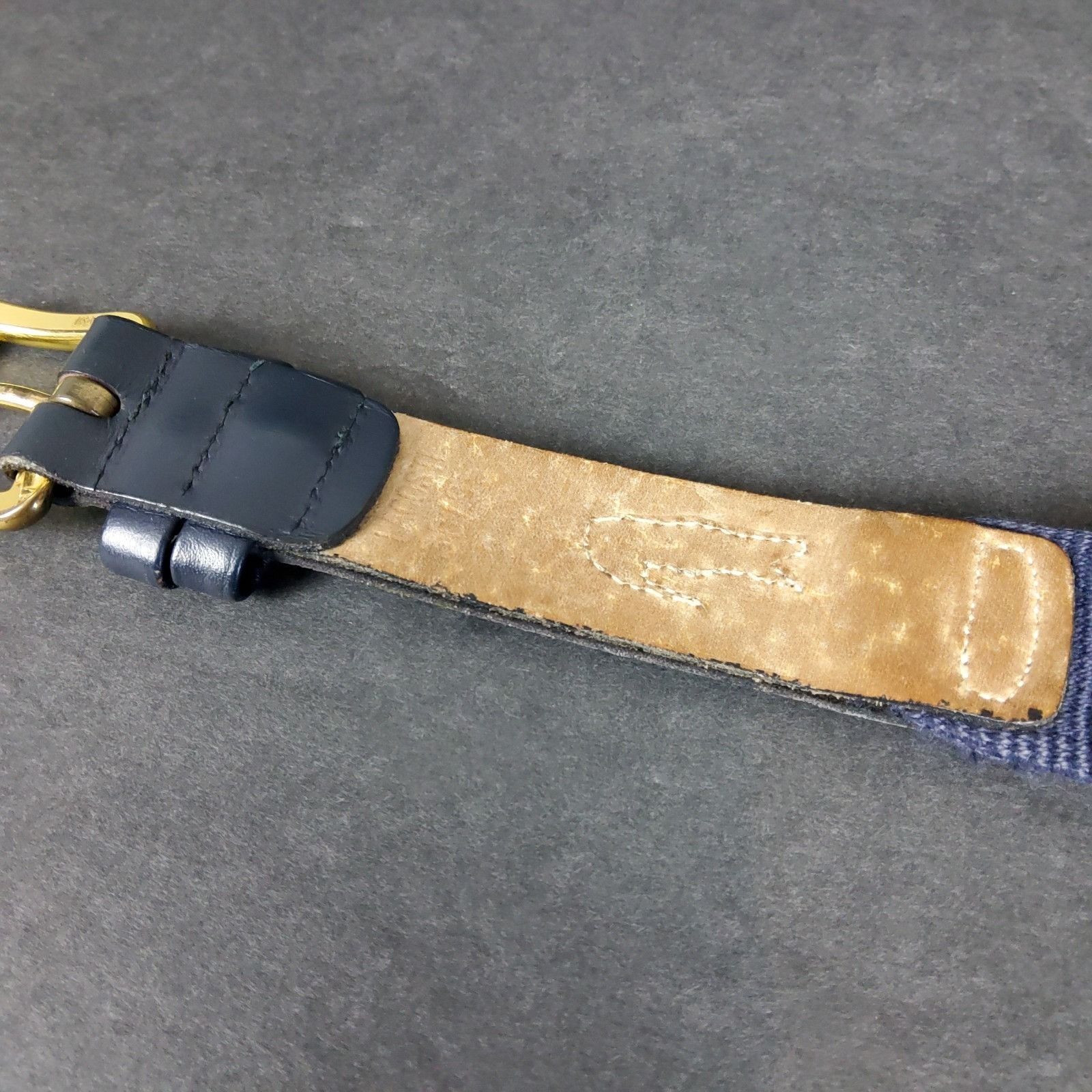 Lacoste Vintage Lacoste Blue Belt Size 38 Brass Buckle Size 38 - 5 Thumbnail
