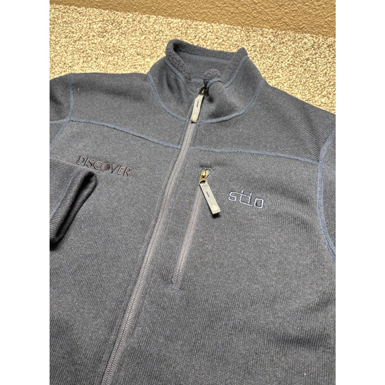 Vintage Stio Fleece Jacket Mens Medium Full Zip Outdoor Navy Blue Size US M / EU 48-50 / 2 - 4 Thumbnail
