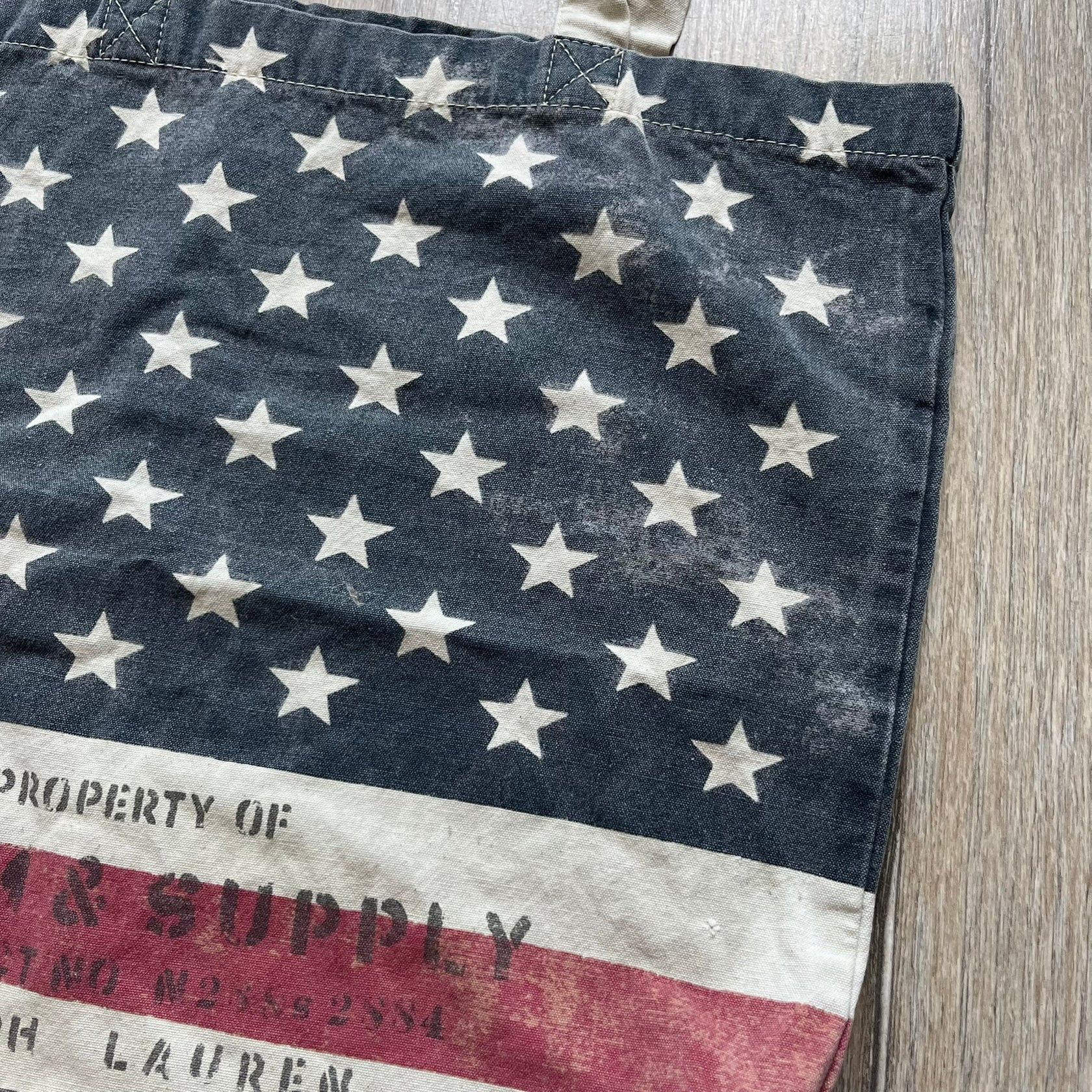Denim & Supply Ralph Lauren Ralph Lauren Denim & Supply USA Flag Tote bag Size ONE SIZE - 7 Thumbnail