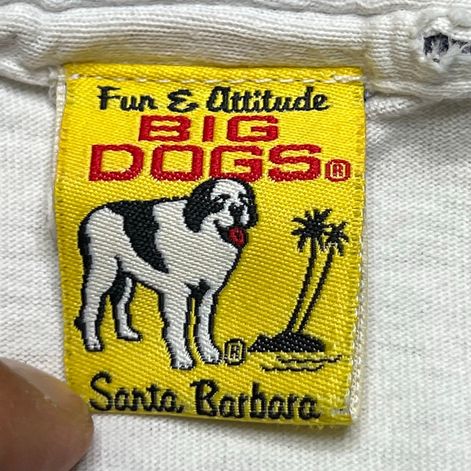 Big Dogs Vintage Big Dogs T Shirt Mens XXL White Ringer Attitude Y2K Size US XXL / EU 58 / 5 - 2 Thumbnail