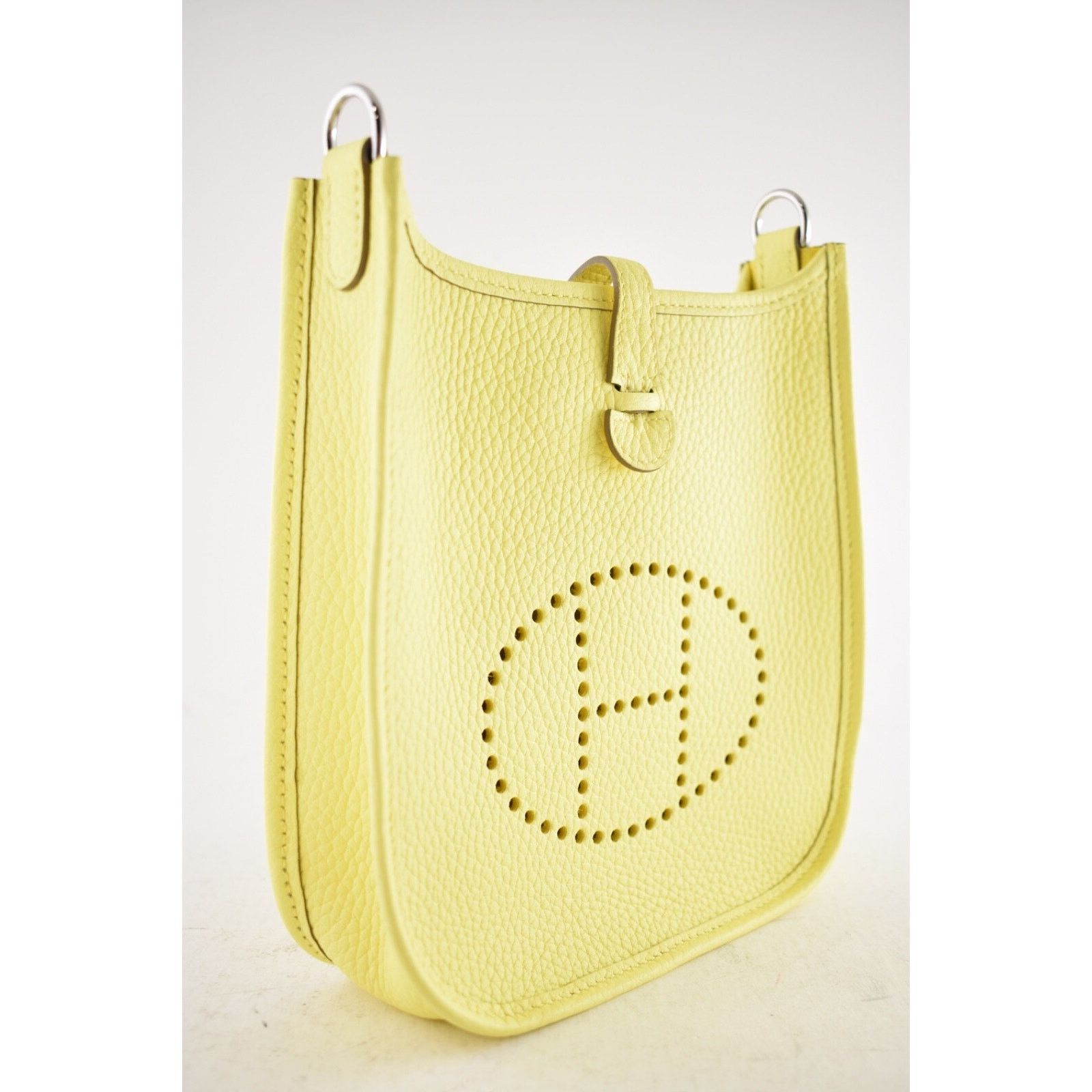 Hermes Hermes Mini Limoncello Yellow Leather Crossbody Shoulder Bag Size ONE SIZE - 6 Thumbnail