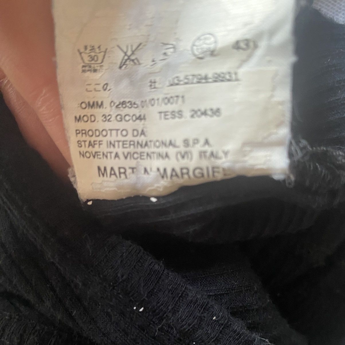 Maison Margiela MM6 SS07 Ribbed Tie-Back Pull Over Blouse Size S / US 4 / IT 40 - 8 Thumbnail
