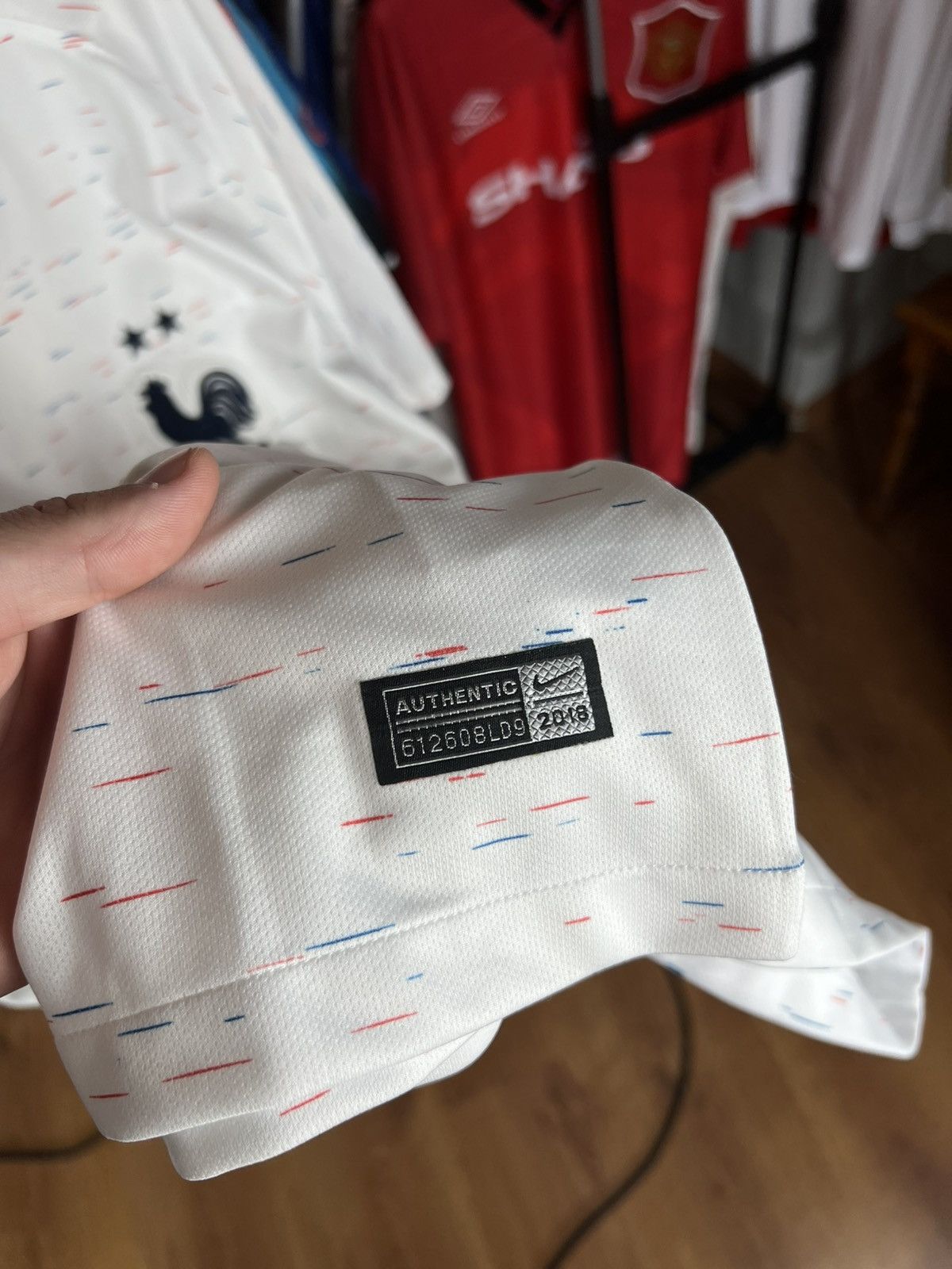 Nike Soccer Jersey Nike France 2018/19 Fekir #18 Size US S / EU 44-46 / 1 - 7 Thumbnail