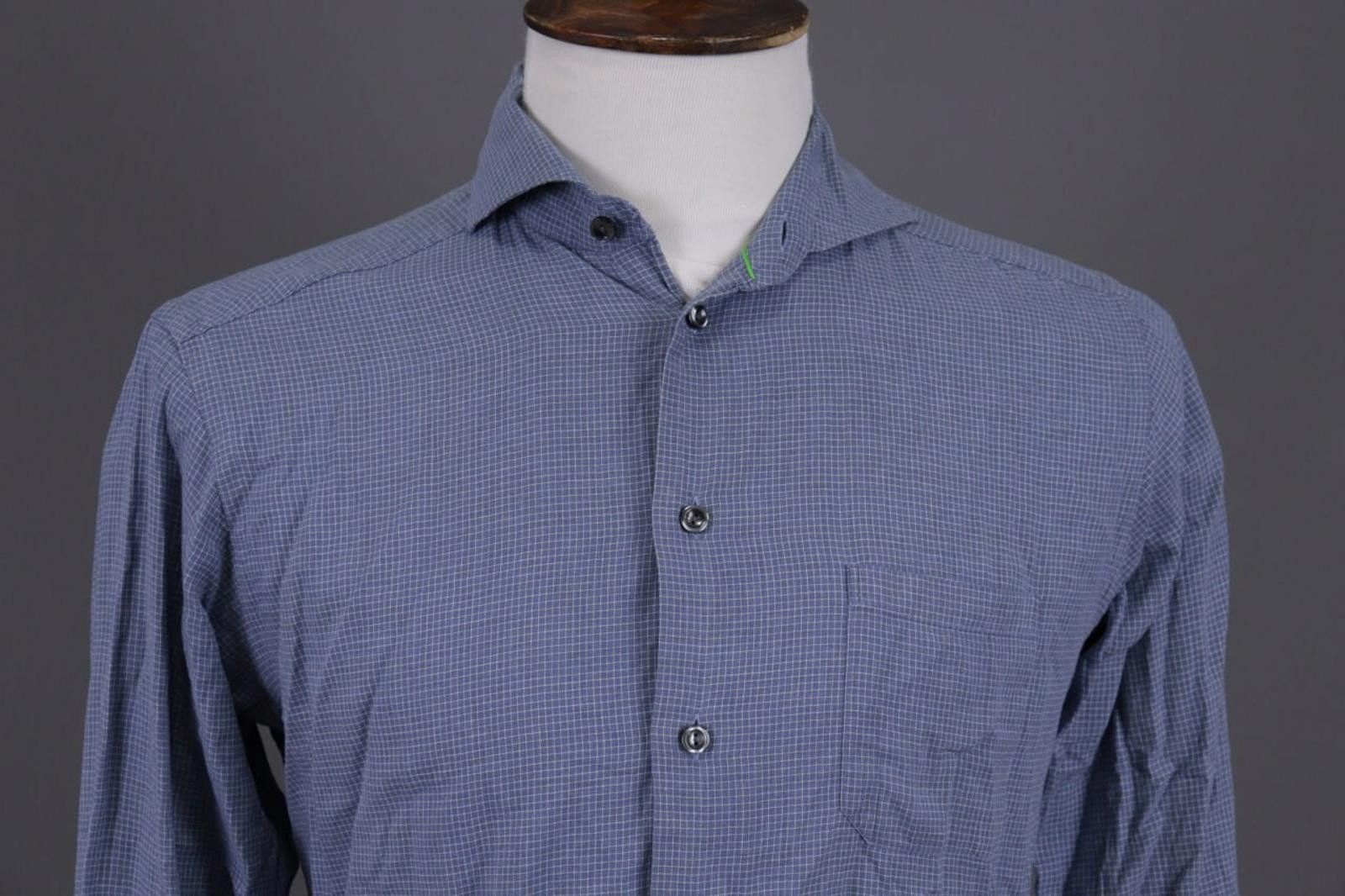 Eton Eton Slim Long Sleeve Button Down Shirt Size M Size US M / EU 48-50 / 2 - 2 Thumbnail
