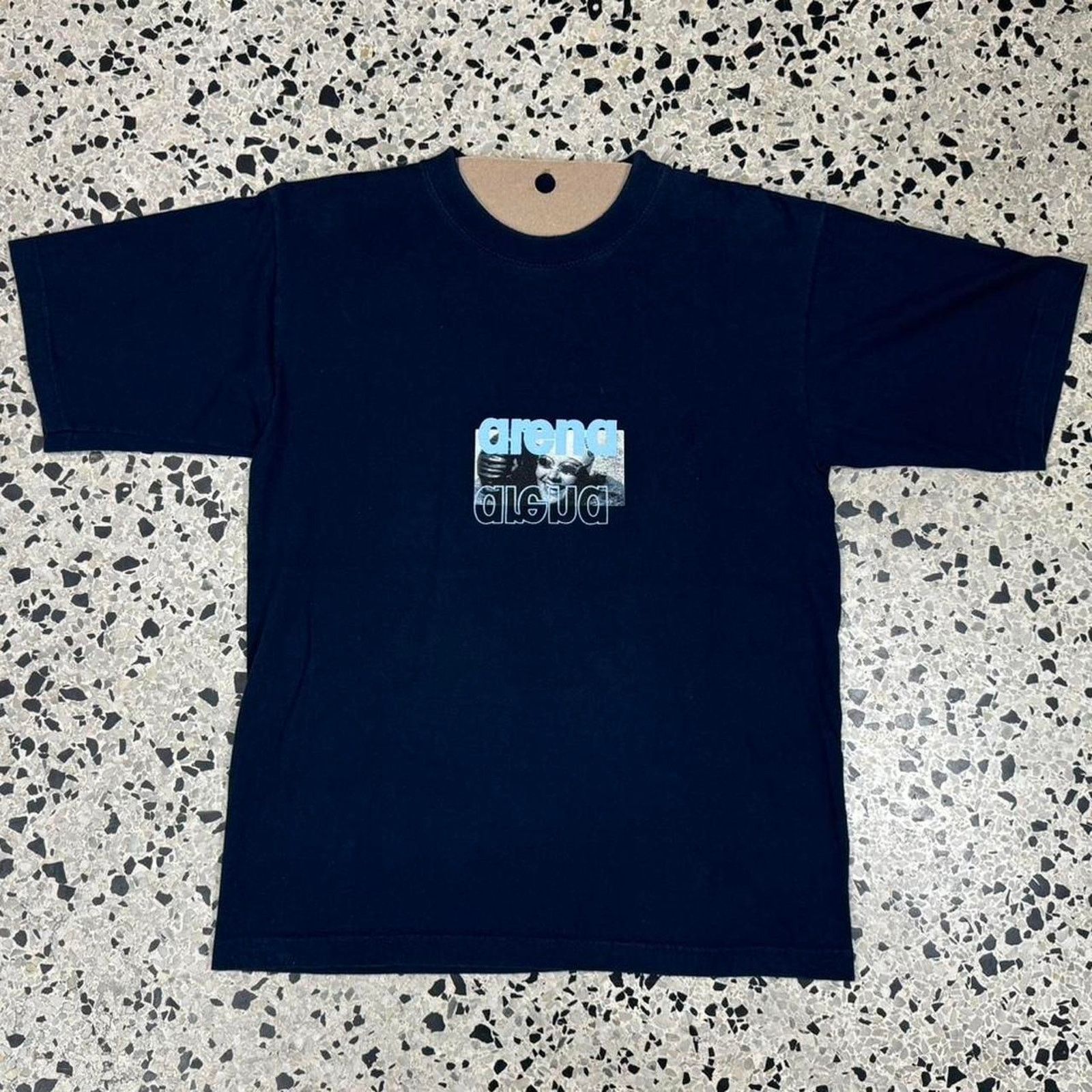 Vintage VINTAGE Y2K ARENA SWIMWEAR PHOTO LOGO TEE: Size US L / EU 52-54 / 3 - 2 Thumbnail