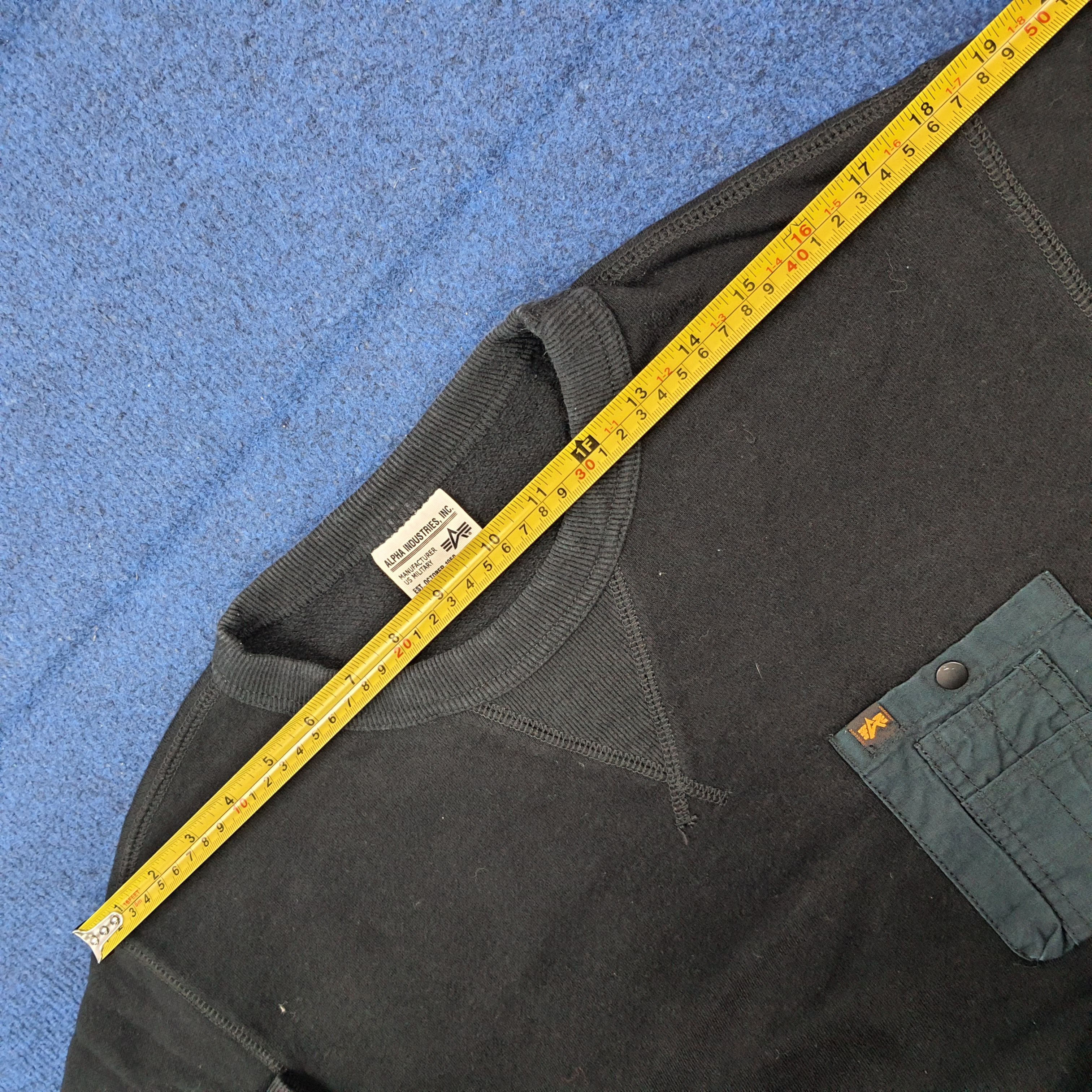 Alpha Industries Vintage Alpha Industries Pocket Custom Logo C289N16 Size US M / EU 48-50 / 2 - 12 Thumbnail