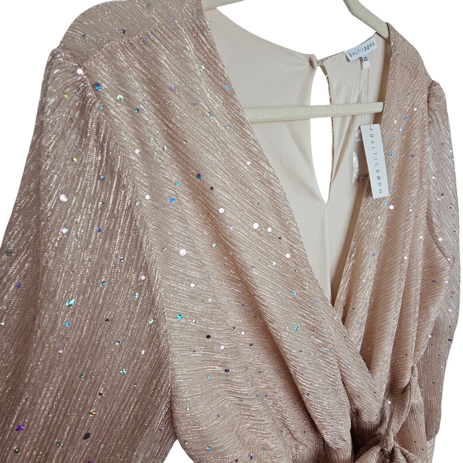 Born Baltic Born Womens Abigail Sequin Bridesmaid Maxi Dress XXL Size XXL / US 16-18 / IT 52-54 - 7 Thumbnail