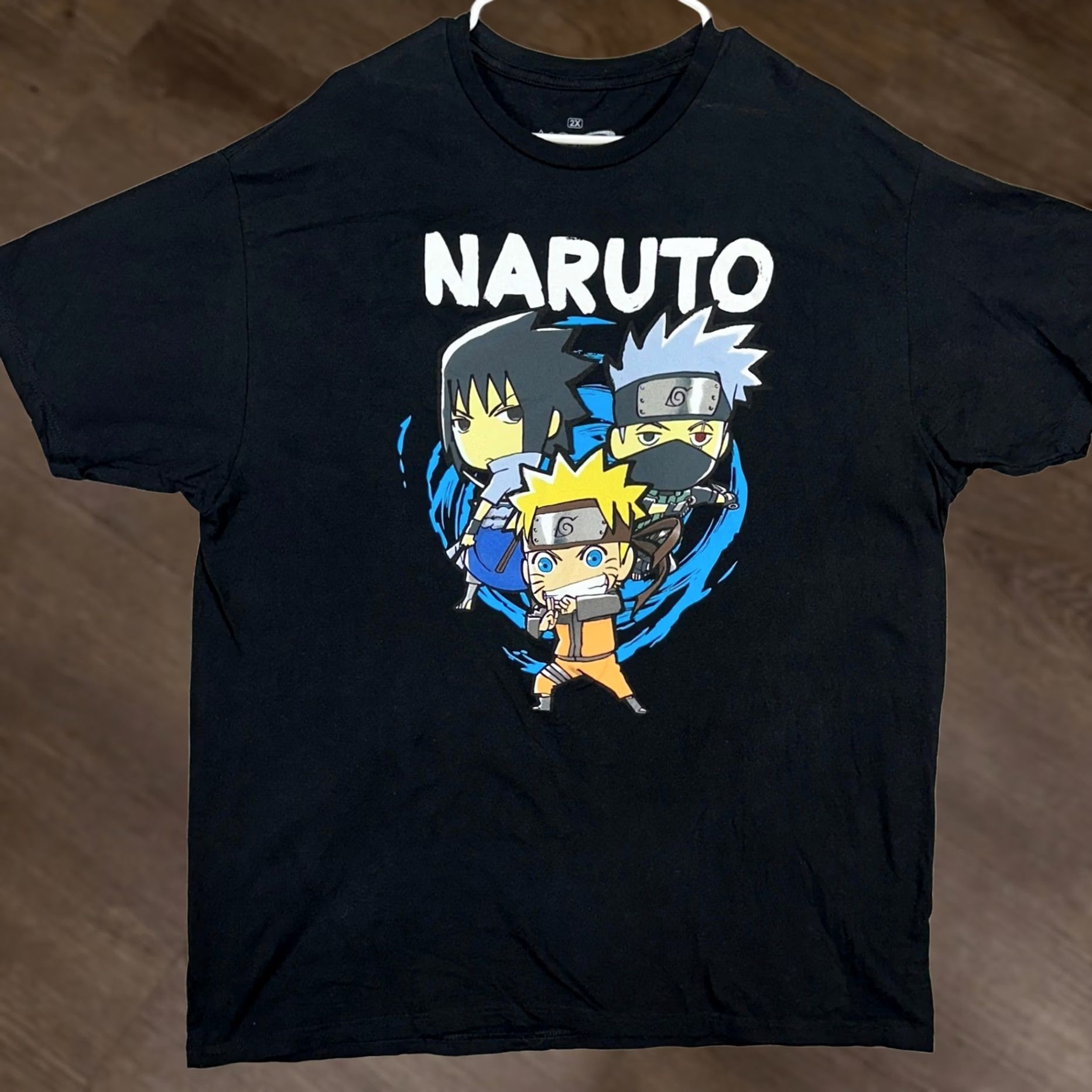 Ripple Junction VINTAGE Naruto Shippuden Unisex Anime Tee T-Shirt 2X Black Short Sleeve Ripple Junction Size US XXL / EU 58 / 5 - 1 Thumbnail