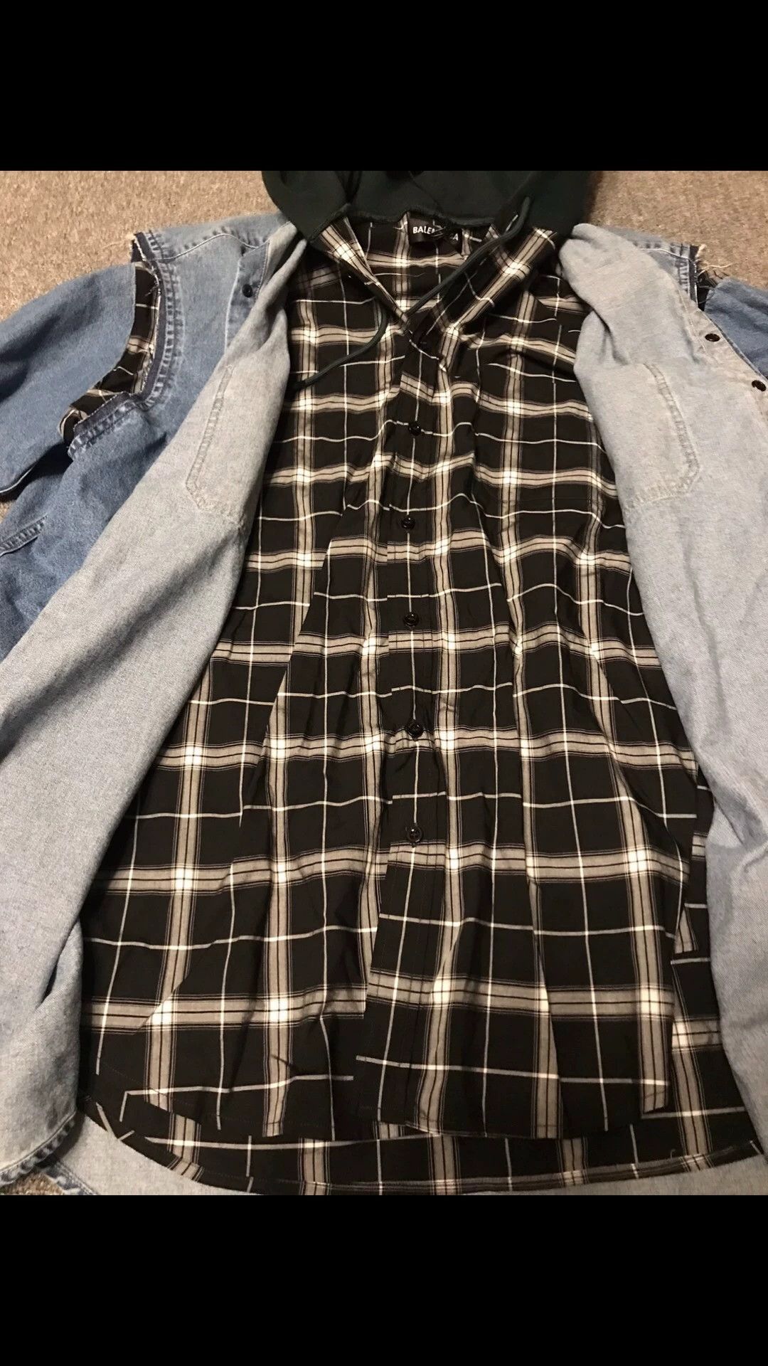 Balenciaga Balenciaga Denim Two-piece Oversized Unisex 41 Size US M / EU 48-50 / 2 - 4 Thumbnail