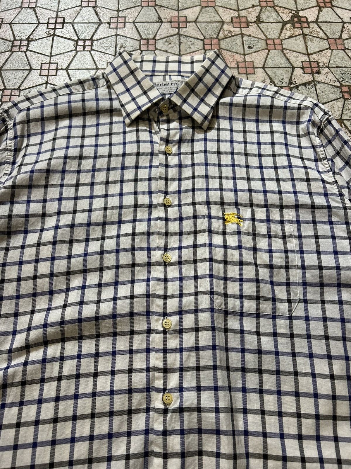 Burberry Burberry Button Up Long Sleeve Shirt Size US L / EU 52-54 / 3 - 4 Thumbnail