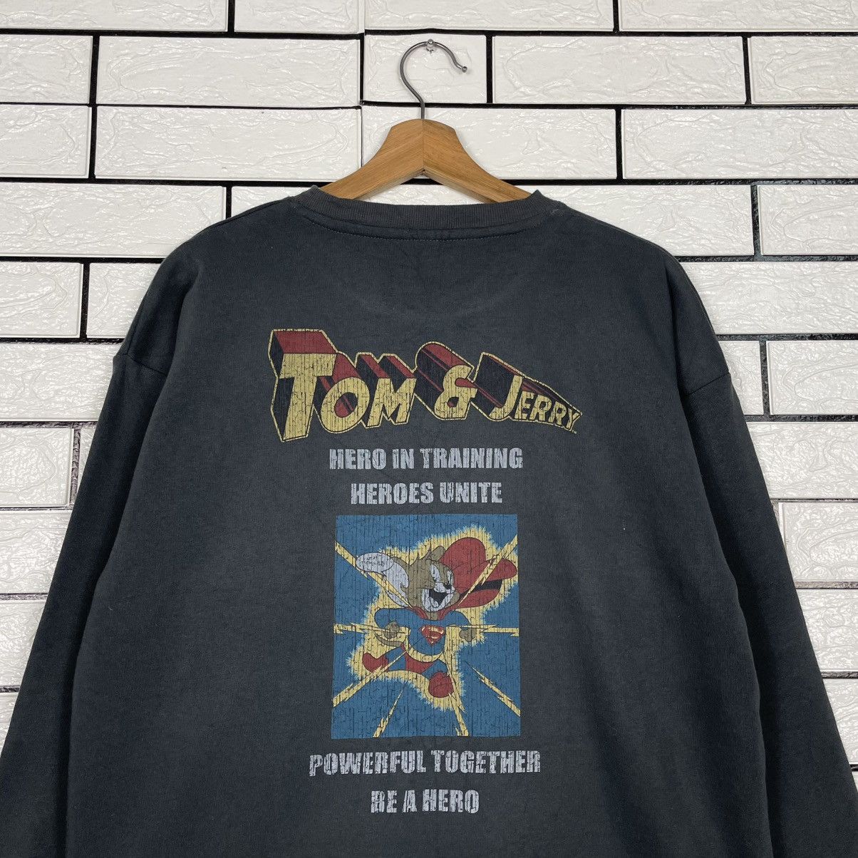 Warner Bros Warner Bros Tom & Jerry Crewneck Sweatshirt Size US L / EU 52-54 / 3 - 8 Thumbnail
