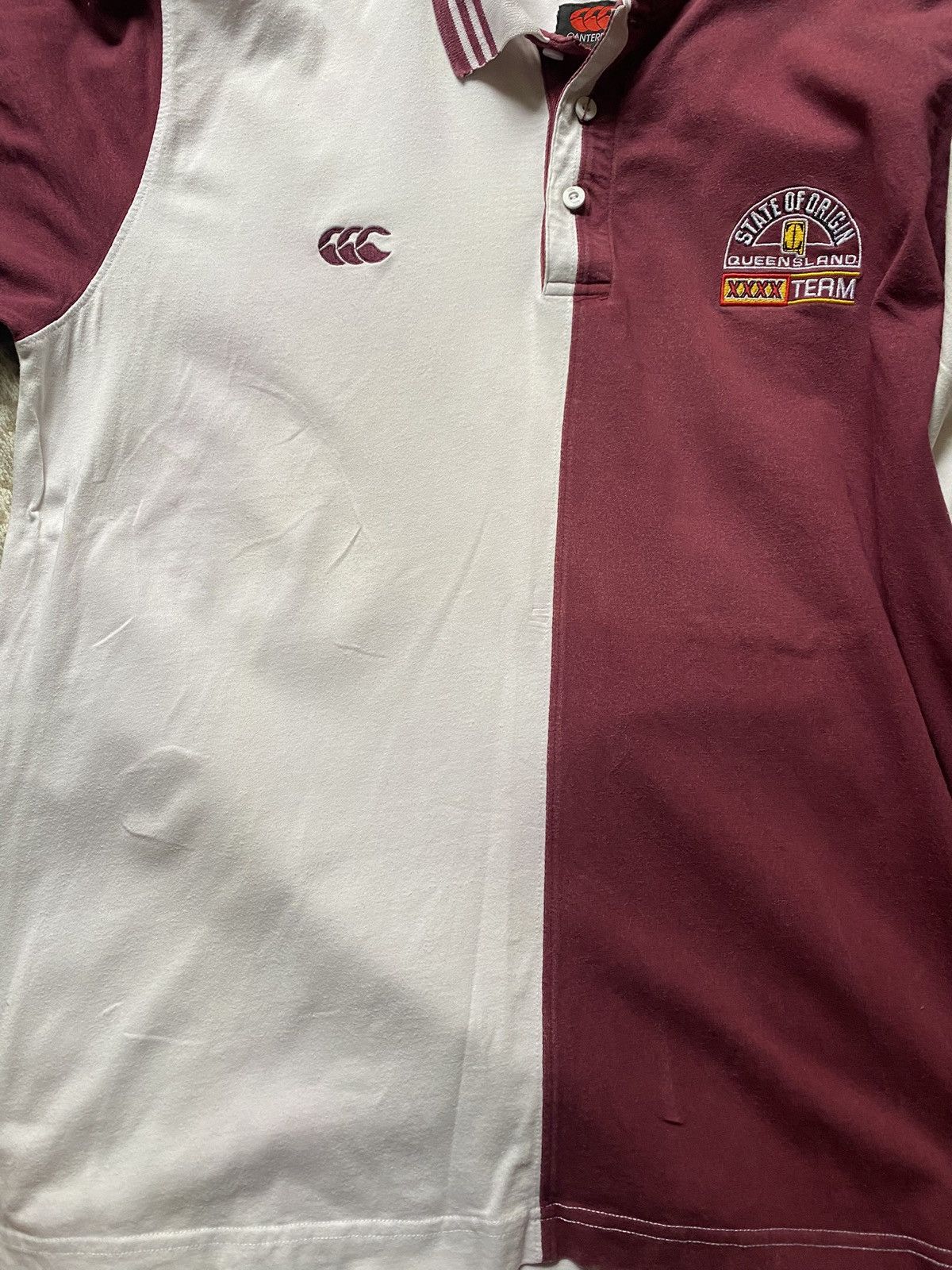 Canterbury of New Zealand Queensland State Of Origin Team Canterbury Rugby Jersey Size US M / EU 48-50 / 2 - 3 Thumbnail