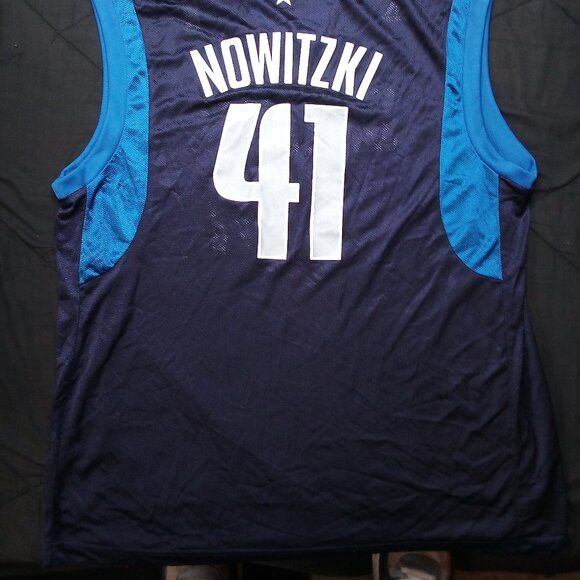 Adidas × NBA × Vintage Vintage Adidas Dallas Mavericks Dirk Nowitzki Jersey Size US XL / EU 56 / 4 - 7 Thumbnail