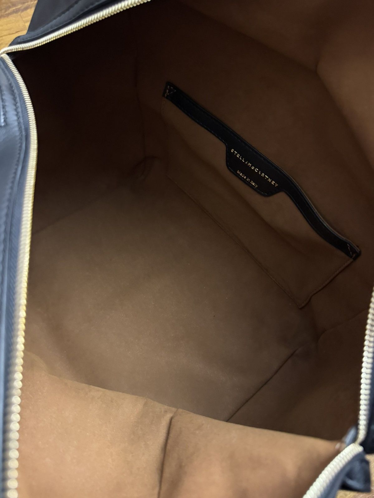 Stella McCartney STELLA MCCARTNEY Black Zipper Embellished Handle Bag Size ONE SIZE - 8 Thumbnail