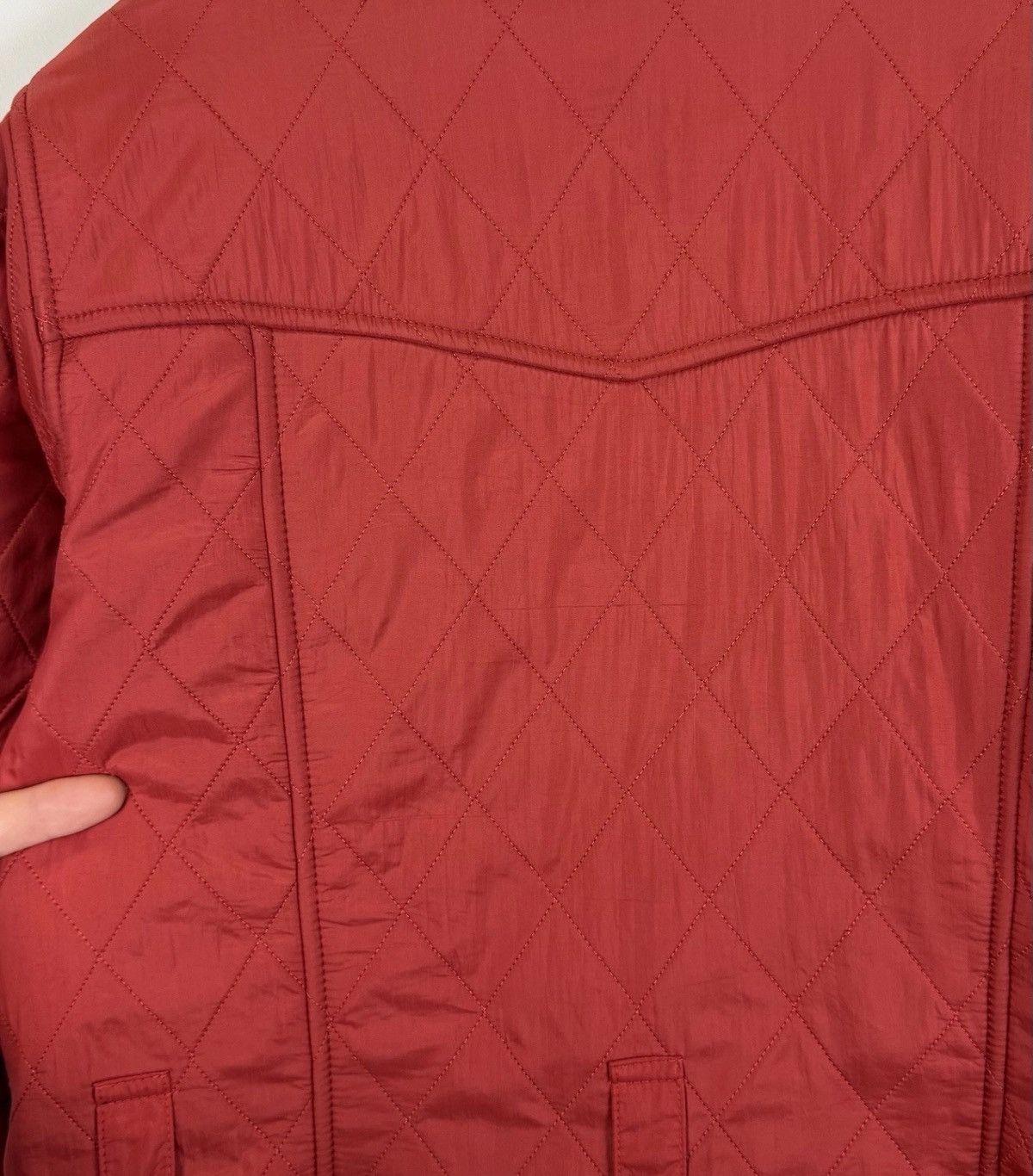 Barbour Barbour International Quilted Full Zip Jacket Women’s Red Size M / US 6-8 / IT 42-44 - 18 Thumbnail