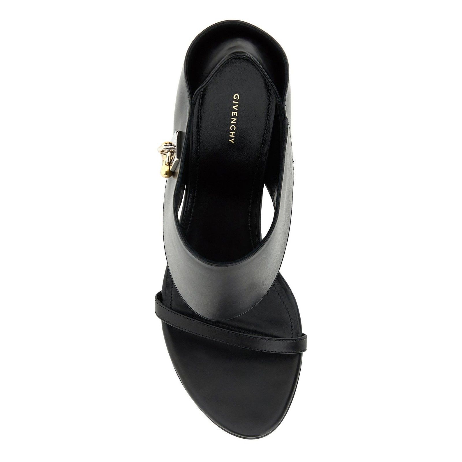 Givenchy GIVENCHY Shark Black Sandals New & Authentic (Women's size:9 Size US 9 / IT 39 - 2 Thumbnail