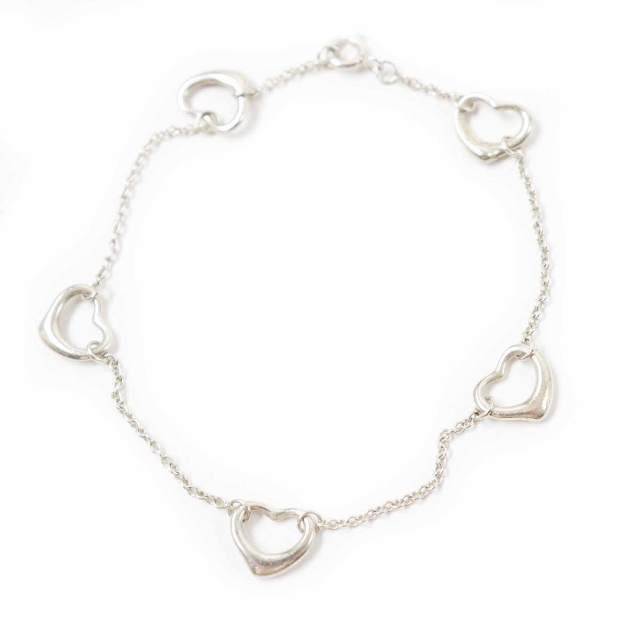 Tiffany & Co. TIFFANY & Co. Tiffany Open Heart 5-Piece Bracelet, SV925 Silver, 3.7g, Women's Size ONE SIZE - 1 Thumbnail