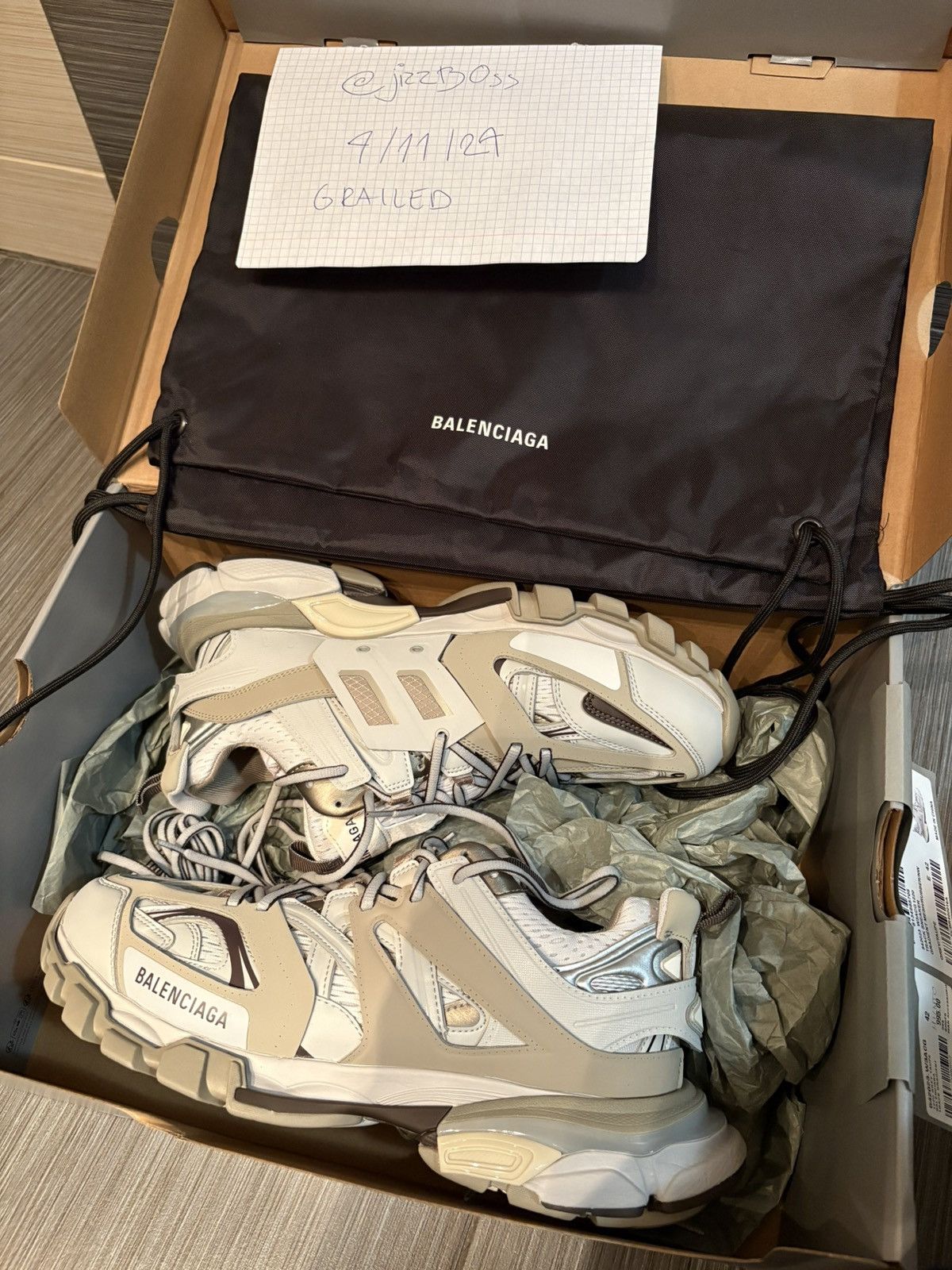 Balenciaga Balenciaga Track Gradient mesh Size US 9 / EU 42 - 2 Thumbnail