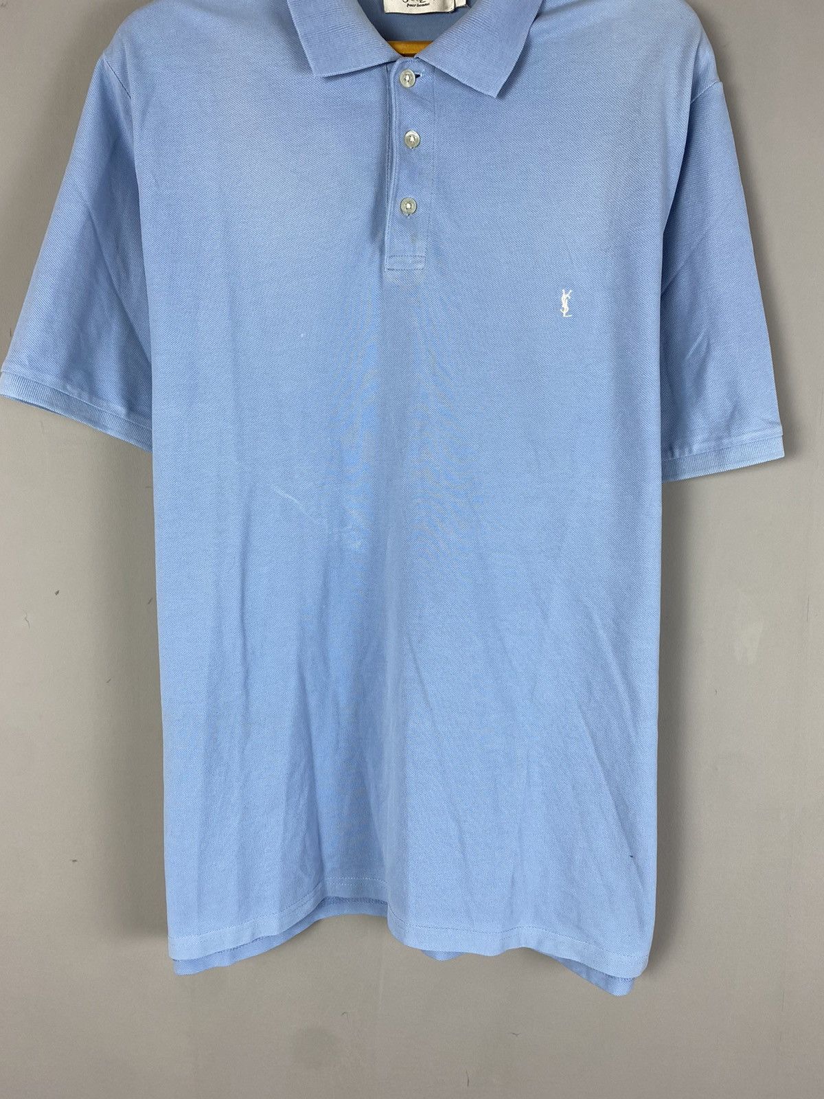 Yves Saint Laurent Vintage 90s Yves Saint Laurent polo T-shirt tee Size US XL / EU 56 / 4 - 3 Thumbnail