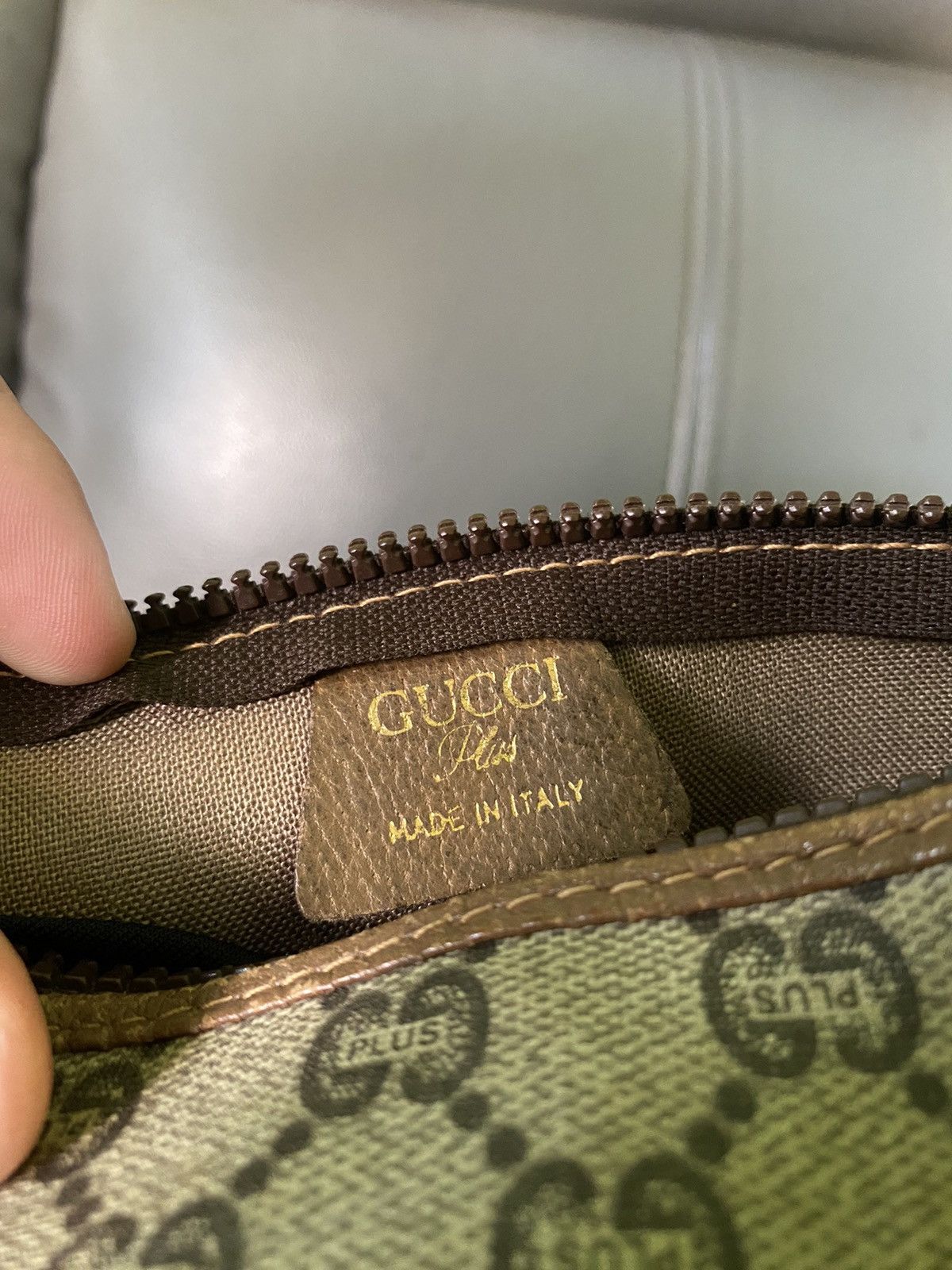 Gucci × Vintage GUCCI Plus Monogram Clutch Bag Size ONE SIZE - 6 Thumbnail