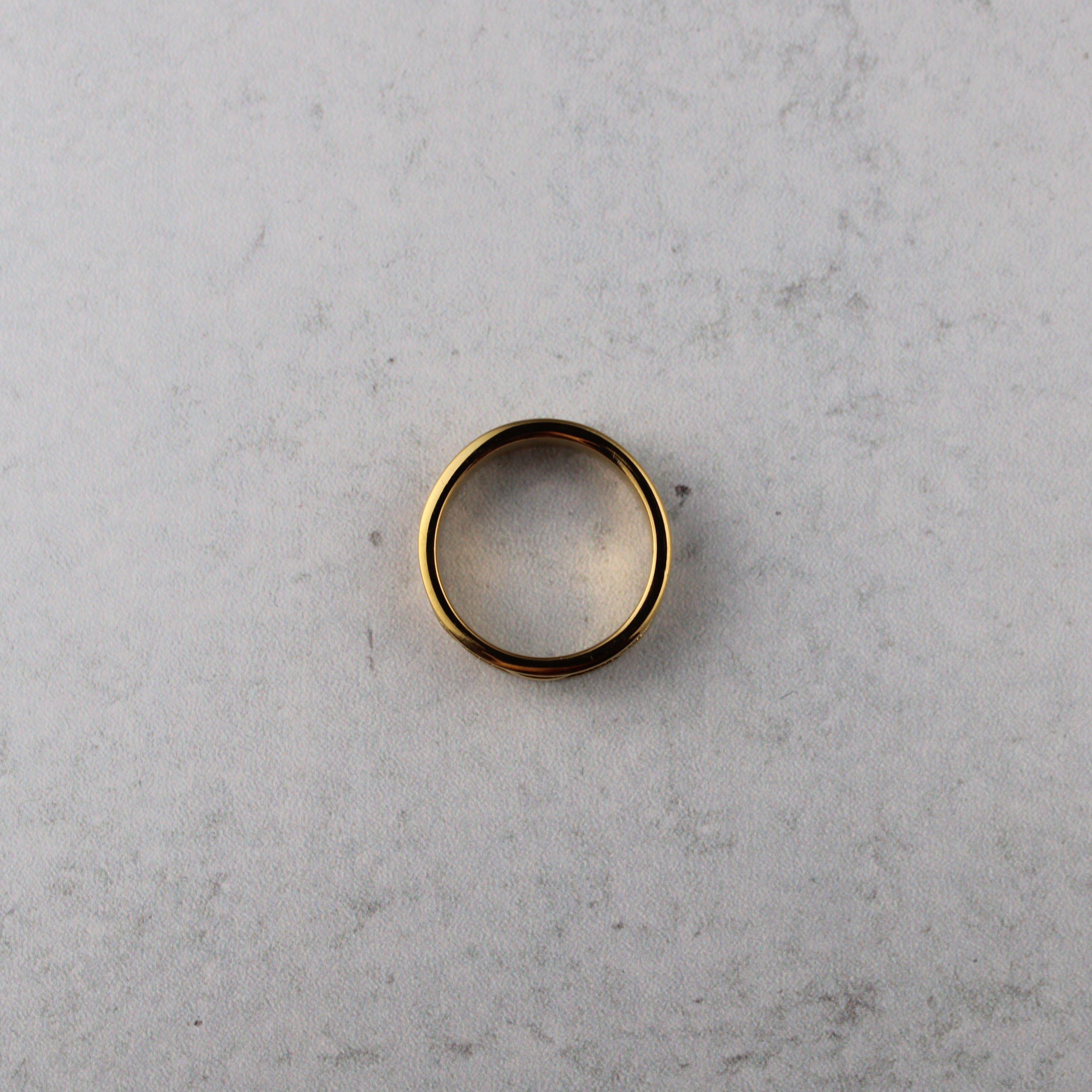 Jewelry Gold Chain Link Ring Size 10 Size ONE SIZE - 6 Thumbnail