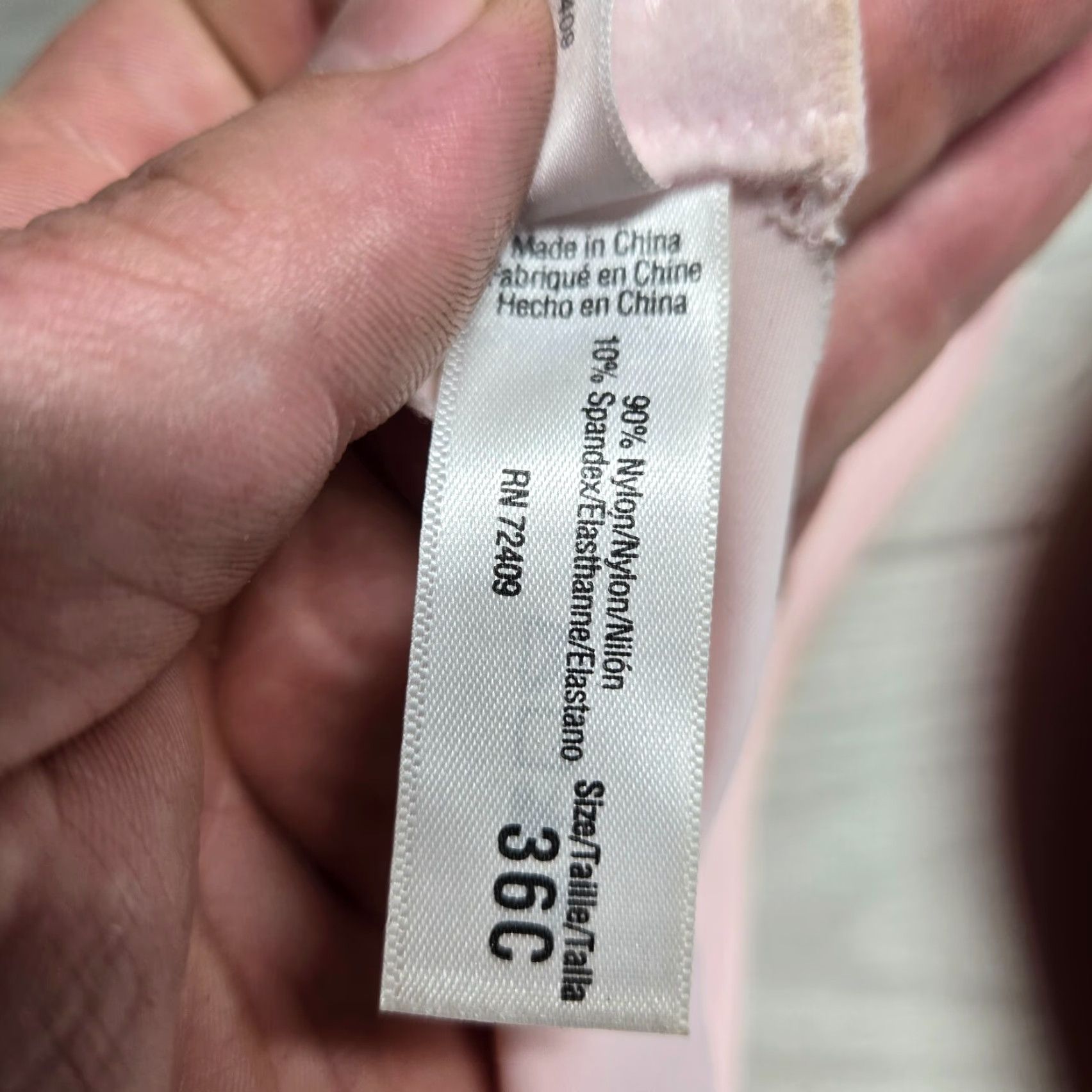 Pinko Sophie B Bra 36C Light Pink Padded Underwire Size ONE SIZE - 4 Thumbnail