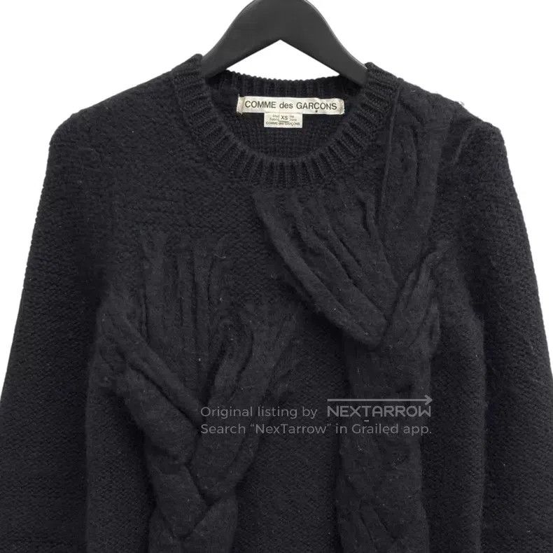 Comme des Garcons Comme des Garcons Braided Knit Sweater Size XS / US 0-2 / IT 36-38 - 3 Thumbnail
