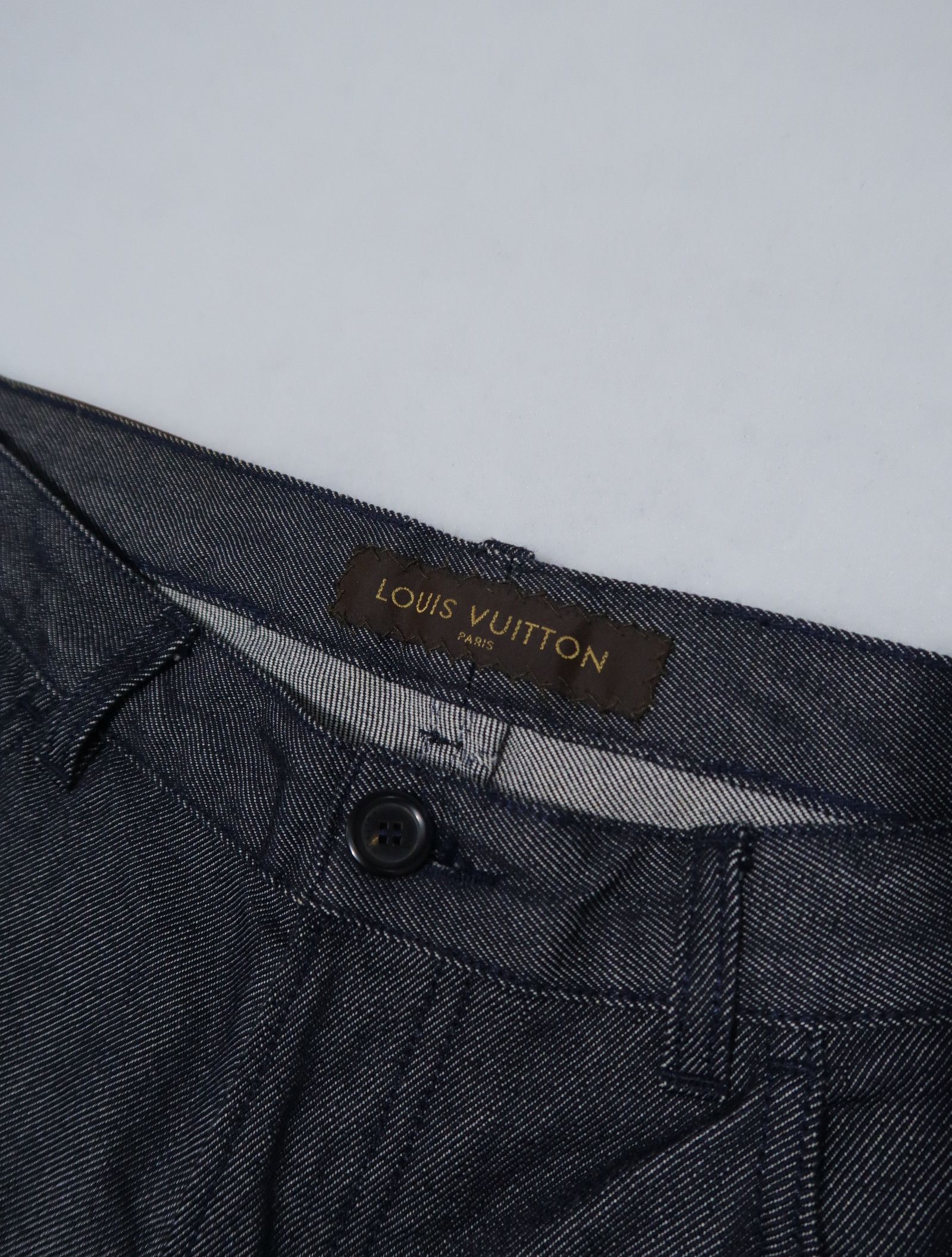 Louis Vuitton F/W 05 Selvedge Monogram Wool Denim - Marc Jacobs Era Size US 32 / EU 48 - 3 Thumbnail