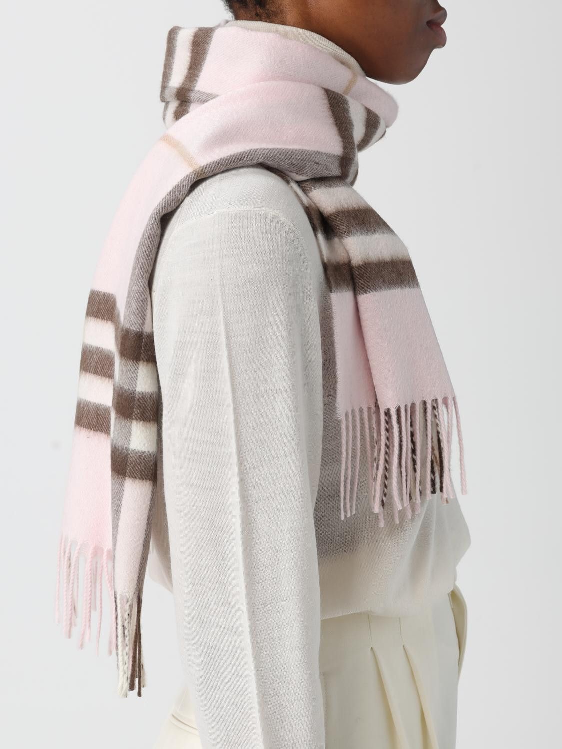 Burberry Burberry Scarf Woman Red Size ONE SIZE - 1 Thumbnail
