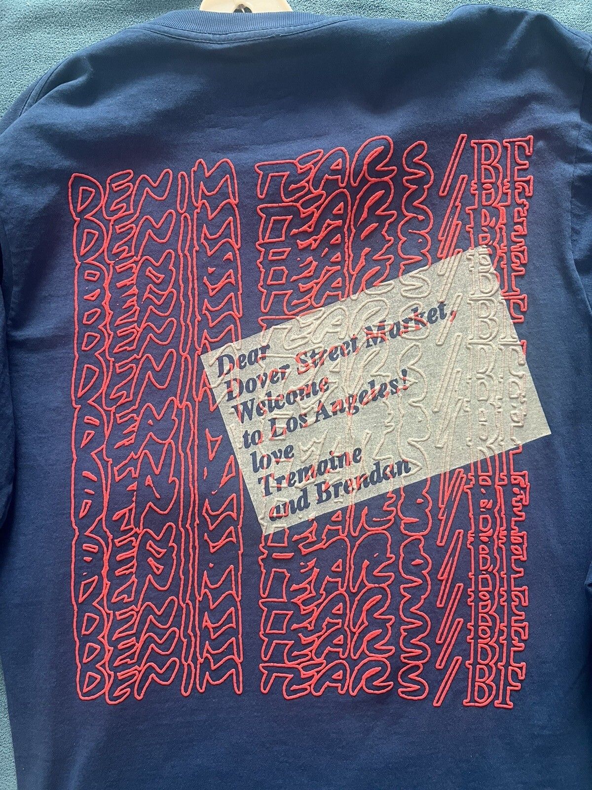 DENIM TEARS Brendan Fowler Dover Street Los Angeles Long Sleeve T-Shirt Size US S / EU 44-46 / 1 - 3 Thumbnail
