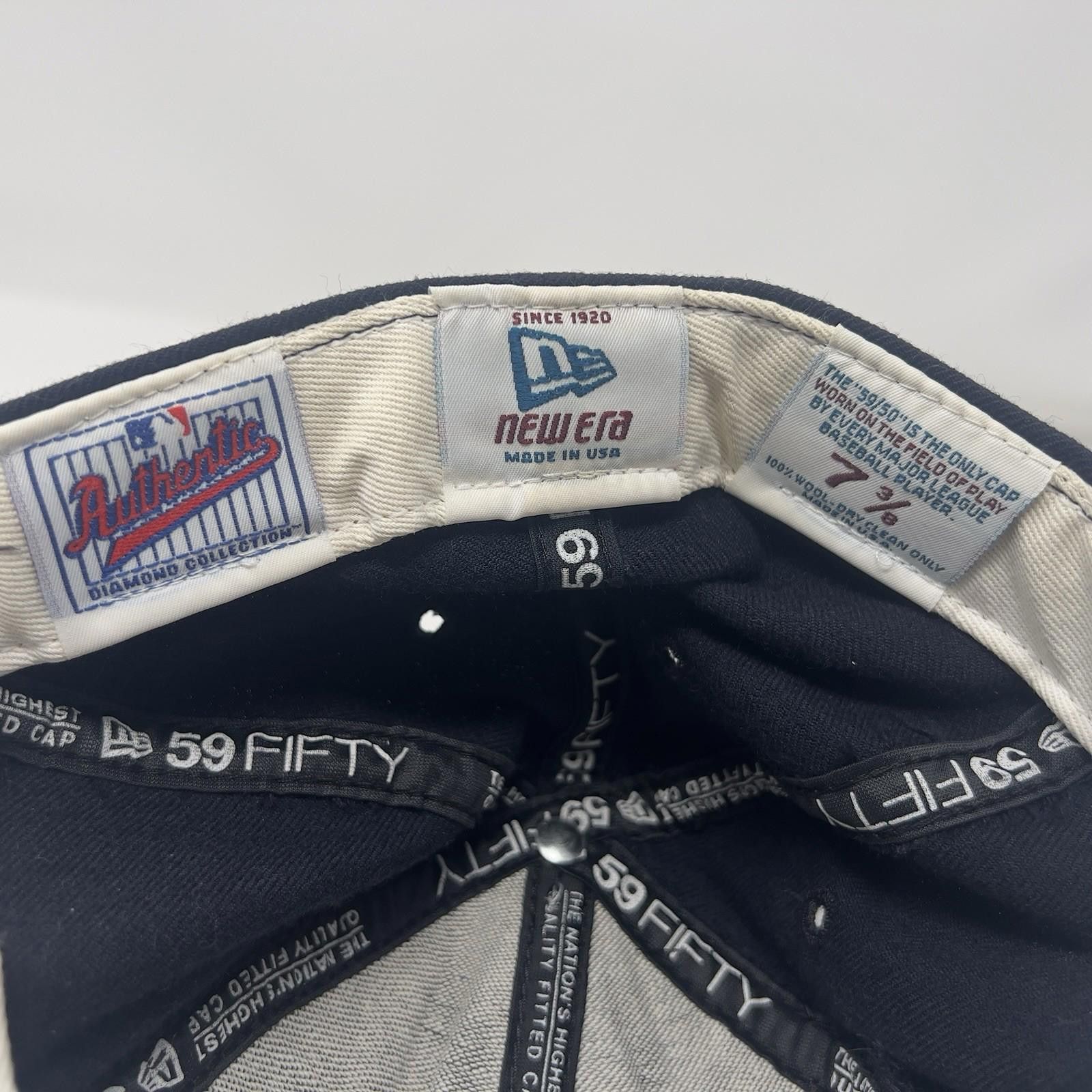 New Era New Era Seattle Mariners Diamond Collection Fitted Hat 7 3/8 Size ONE SIZE - 5 Thumbnail