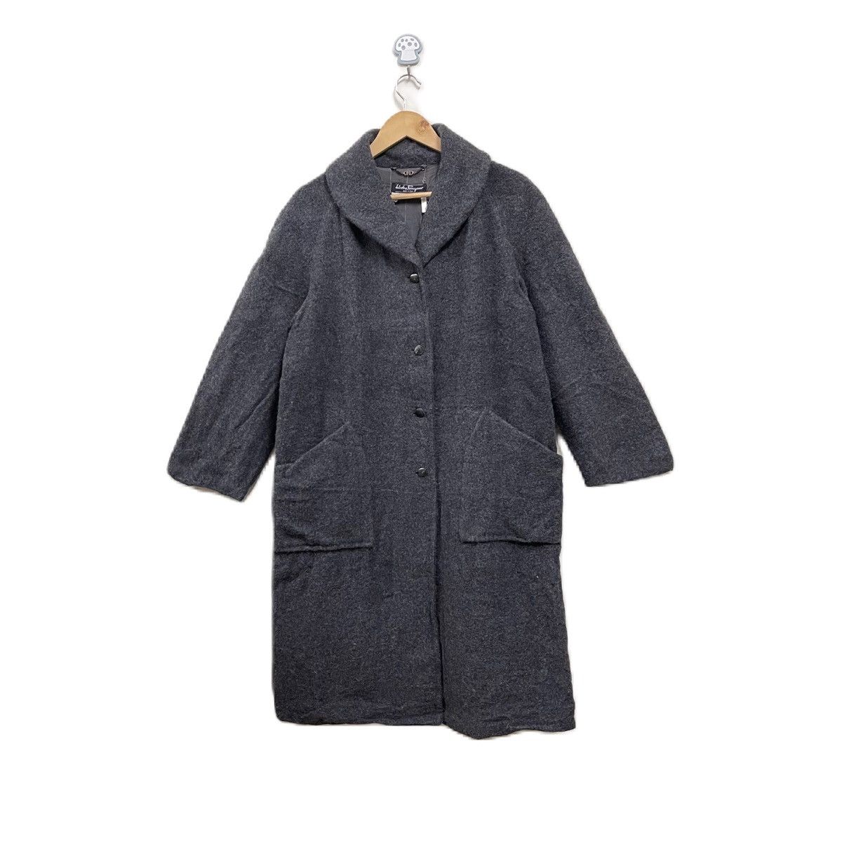 Salvatore Ferragamo Salvatore ferragamo wool jacket trench coat Size US L / EU 52-54 / 3 - 1 Thumbnail