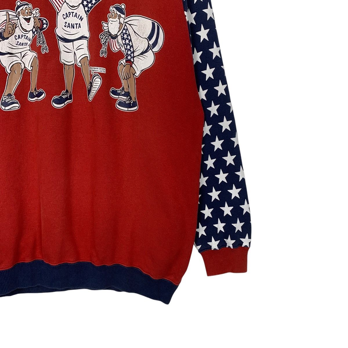 Other Captain Santa America Flag Crewneck Sweatshirt Size US L / EU 52-54 / 3 - 4 Thumbnail