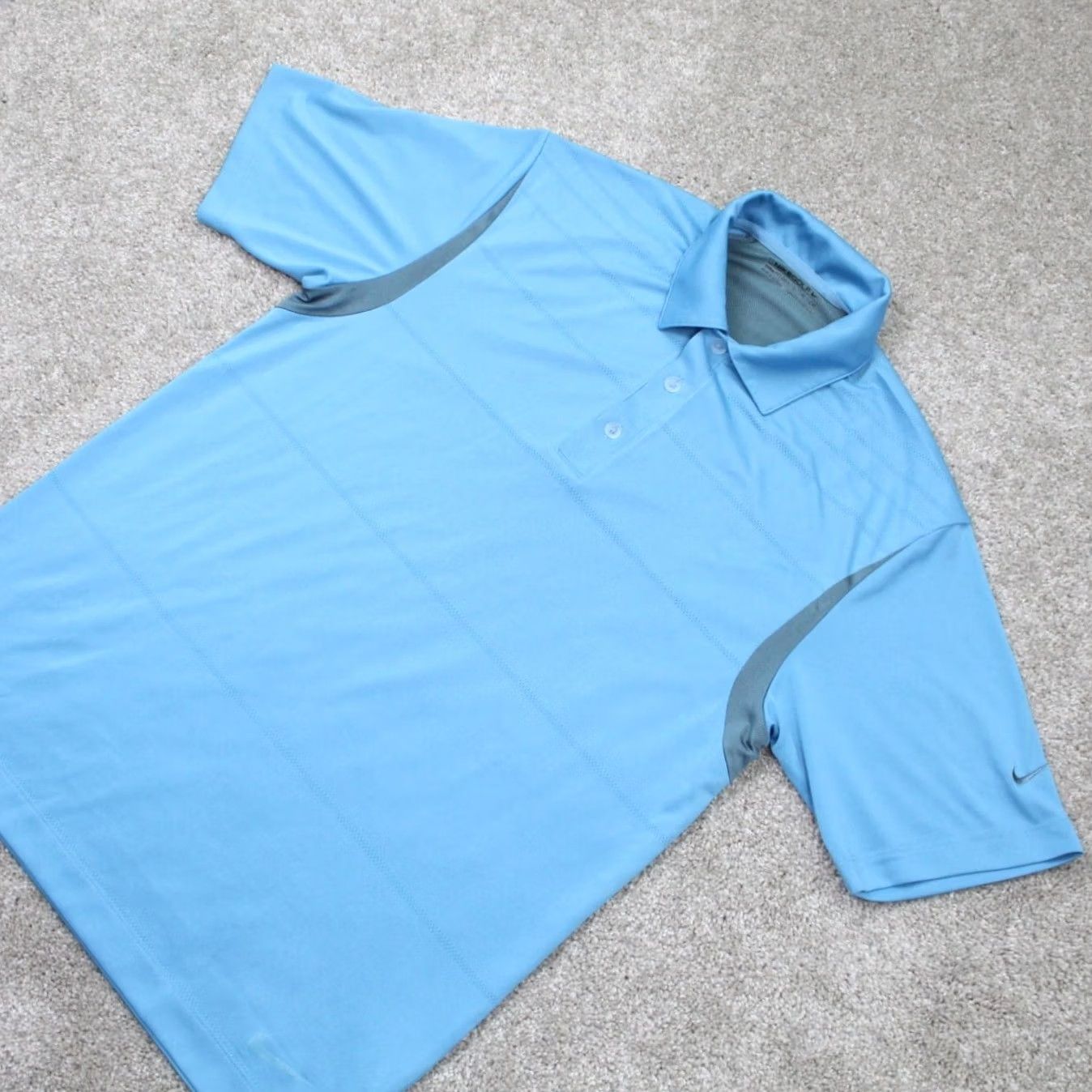 Nike Nike Golf Polo Shirt Mens Small Blue Dri-Fit Short Sleeve 100% Polyester Polo Shirt Size US S / EU 44-46 / 1 - 3 Thumbnail
