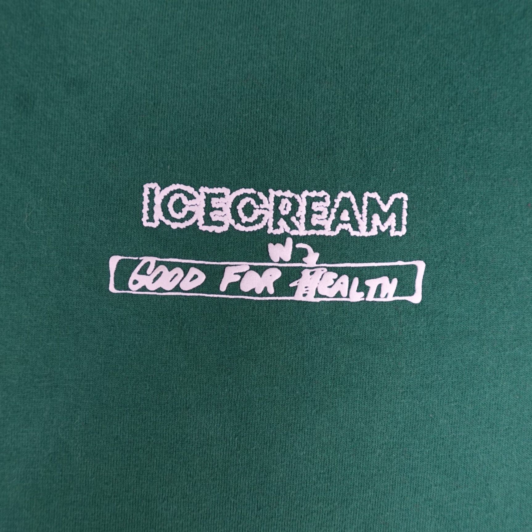 Vintage Ice Cream Shirt Mens 3X Green Good For Health Graphic Hip Hop Y2K Double-Sided Size US XXL / EU 58 / 5 - 6 Thumbnail