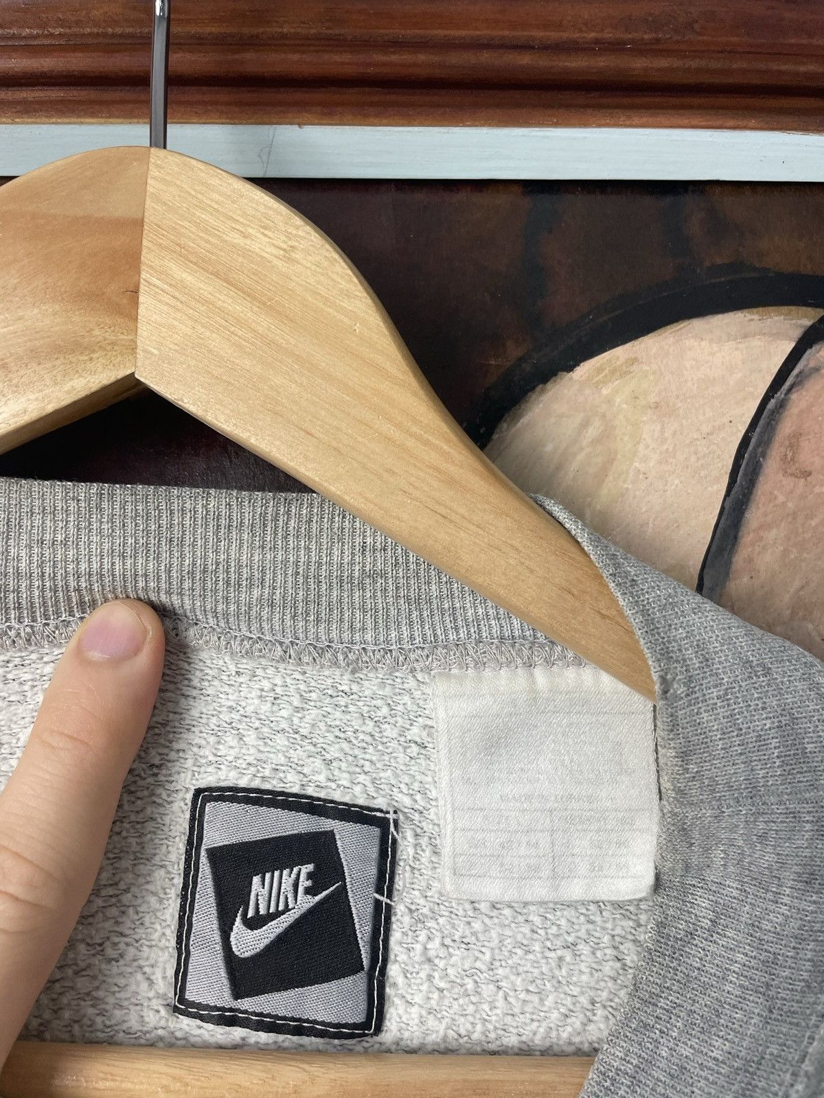Nike Nike Vintage Mini Logo Boxy Sweatshirt Crewneck Swoosh Rare Size US L / EU 52-54 / 3 - 2 Thumbnail
